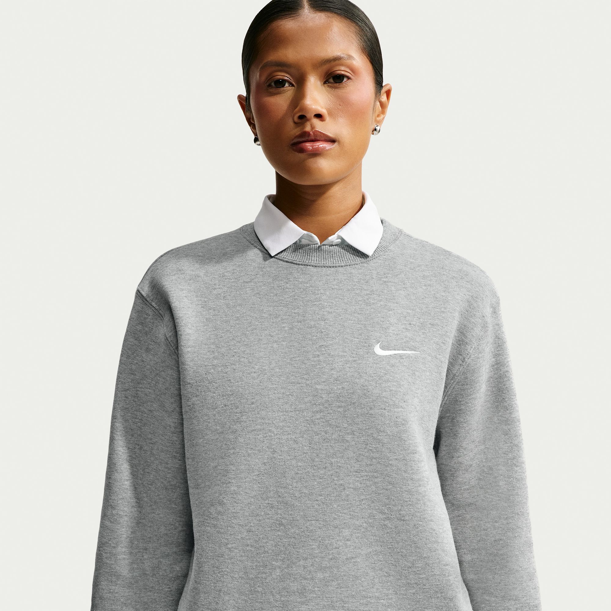Nike Women's Studio Fleece Medium Weight Crew