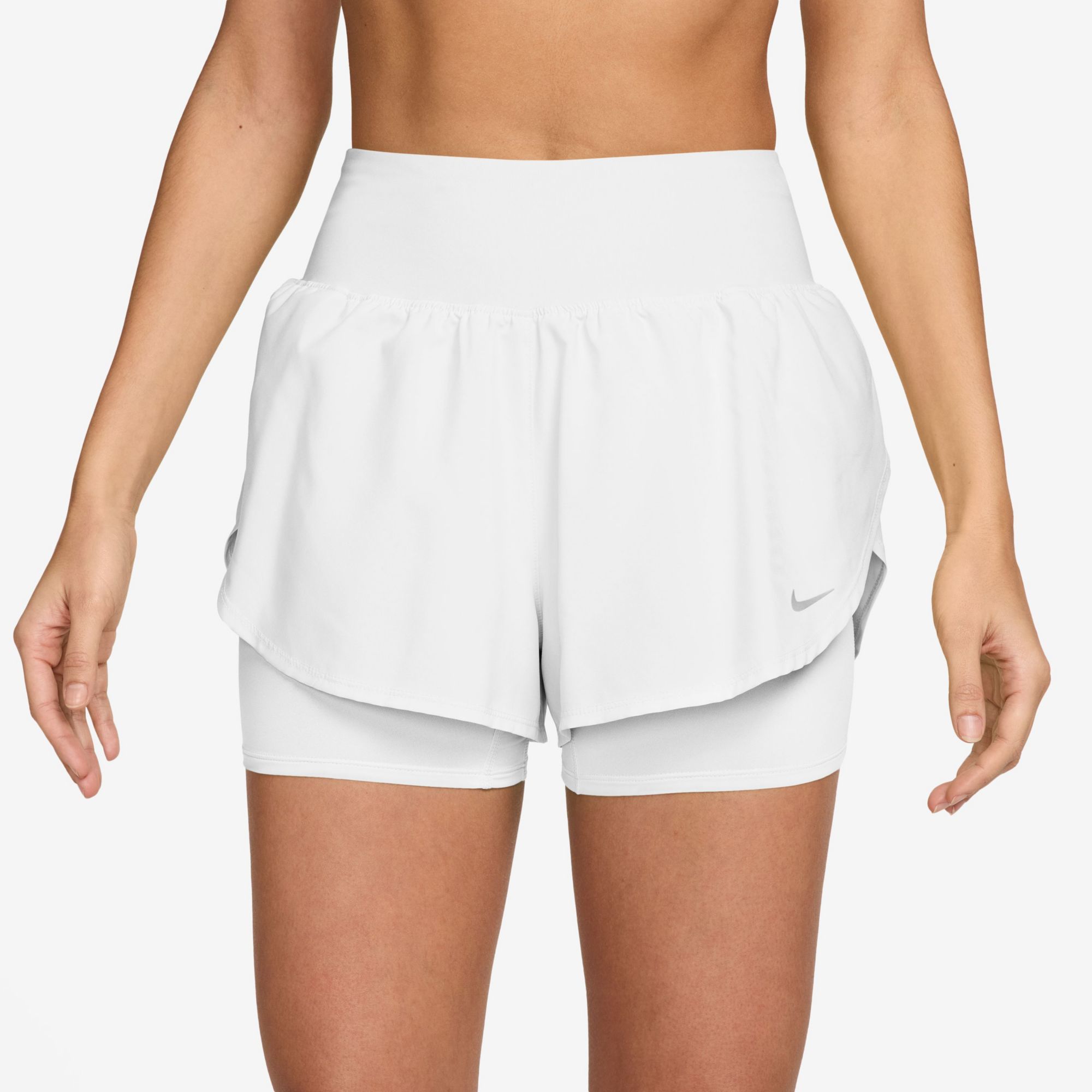 Nike Women's Tempo Flow Dri-FIT High-Waisted 2-in-1 Running Shorts