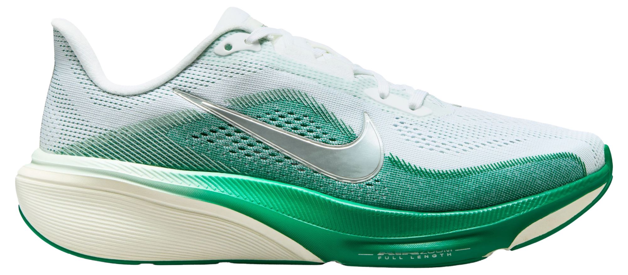 White/Metallic Silver-Malachite