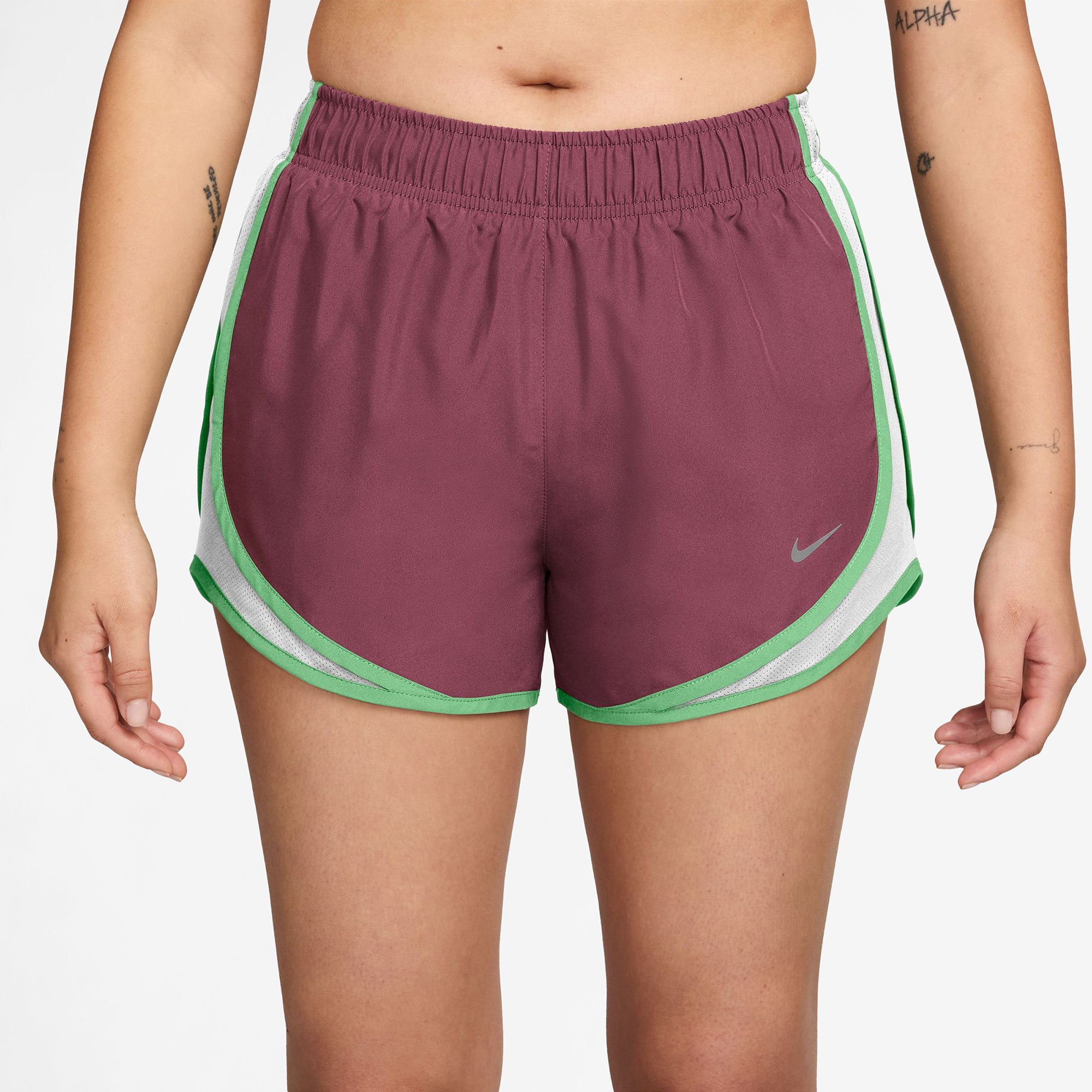 Nike Women's Tempo Dri-FIT Mid-Rise 3" Brief-Lined Running Shorts (Plus Size)
