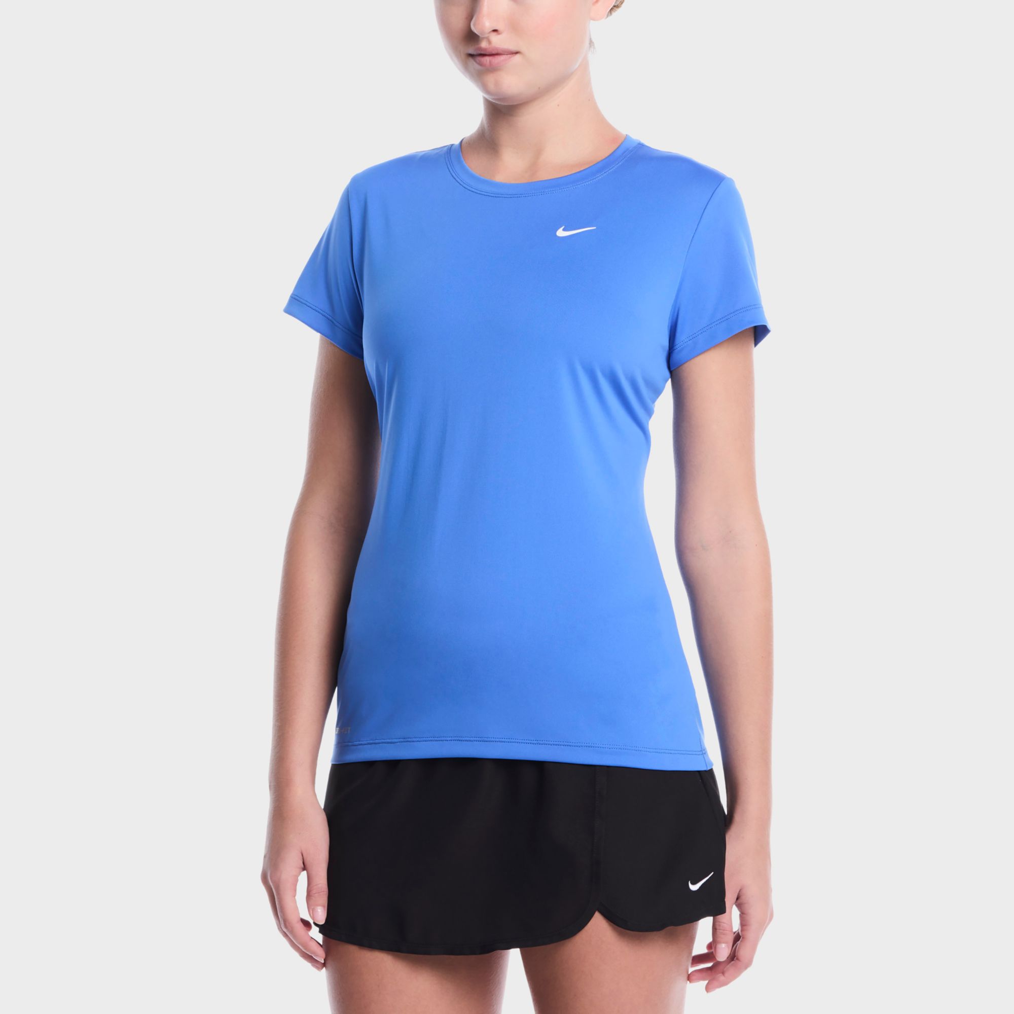 Nike Women's Dri-FIT Short Sleeve Hydroguard - Blue