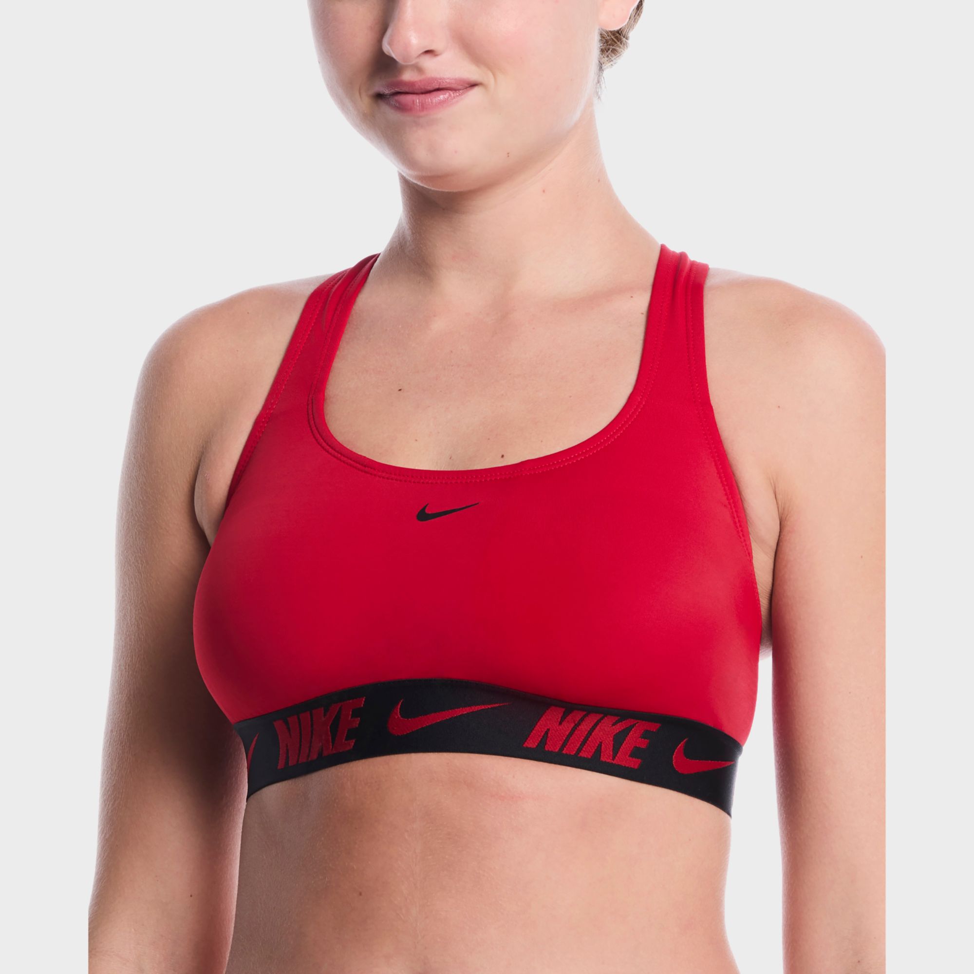 Nike Women's Racerback Bikini Top - Red