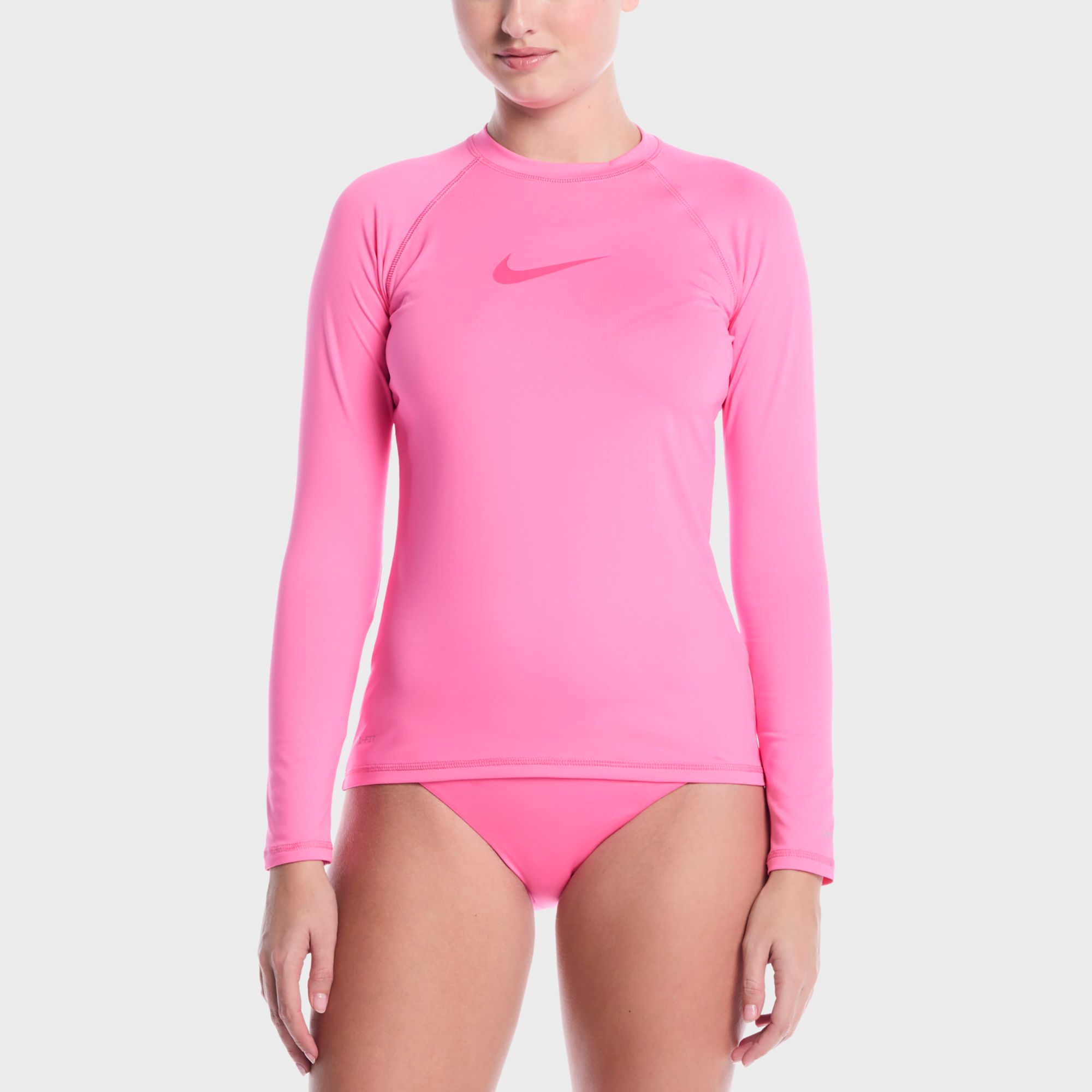 Nike Women's Hydroguard Dri-FIT Long Sleeve Top - Pink