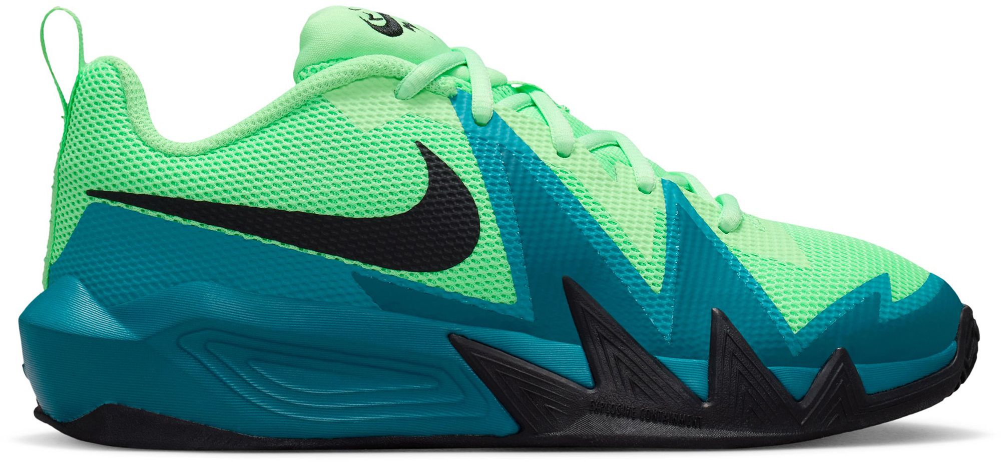 Nike Kids' Grade School S.T. Dynamite Shoes, Size 4, Illusion Green/Black/Brt Spruce/Energy