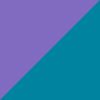 Fierce Purple/Blue Lagoon-White