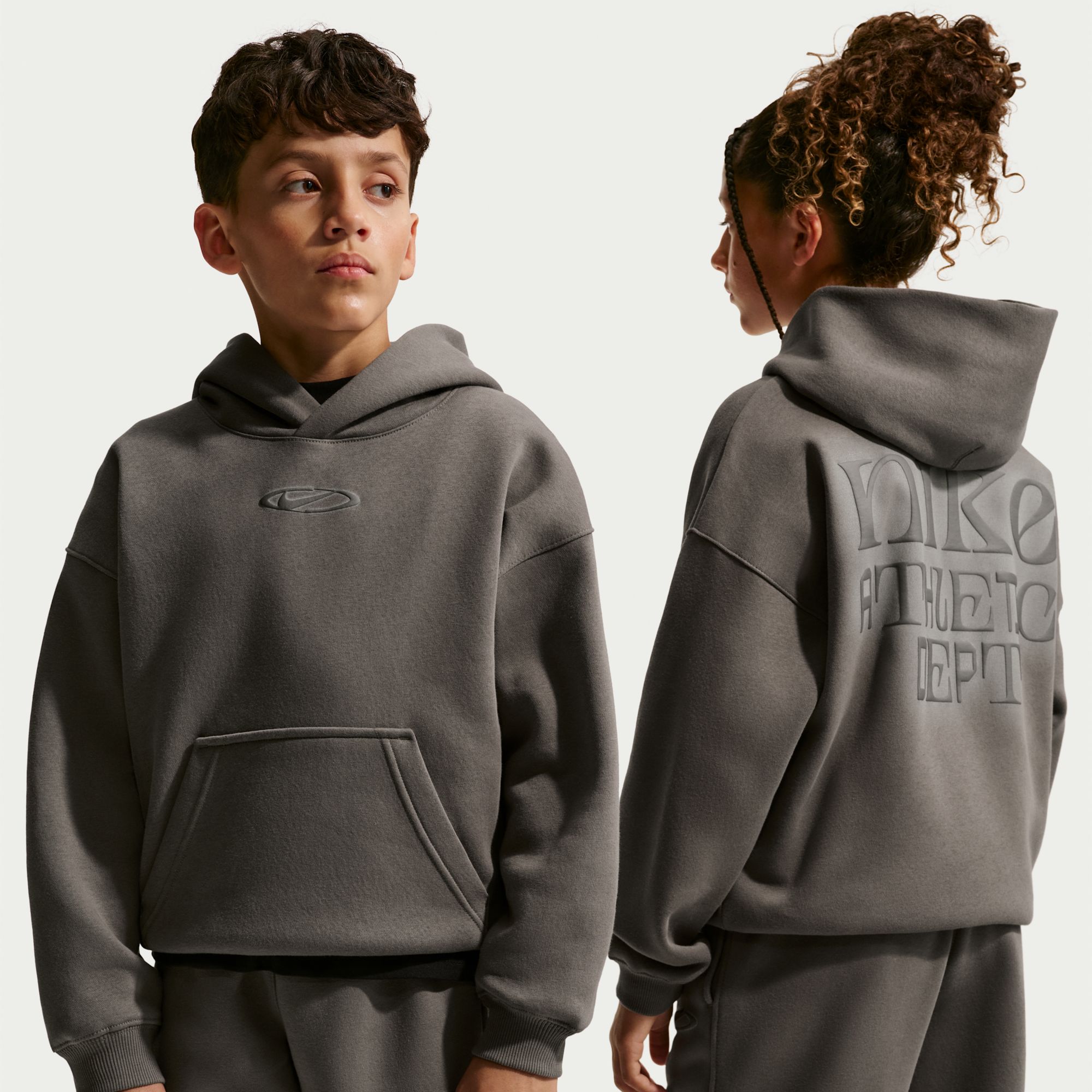 Nike Kids' Sportswear Club Select Fleece Oversized Graphic Hoodie