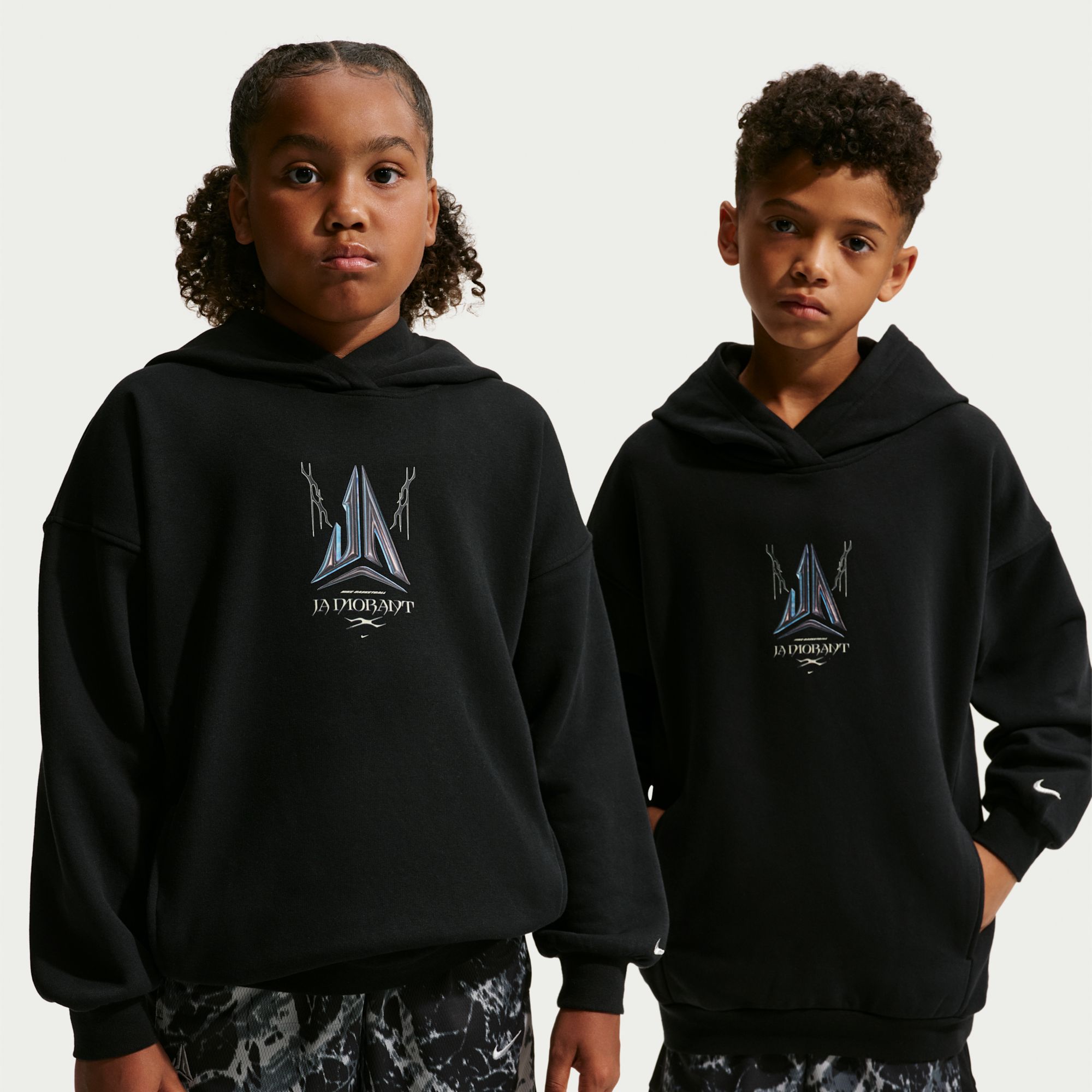 Nike Kids' Ja Morant Club Fleece Oversized Hoodie