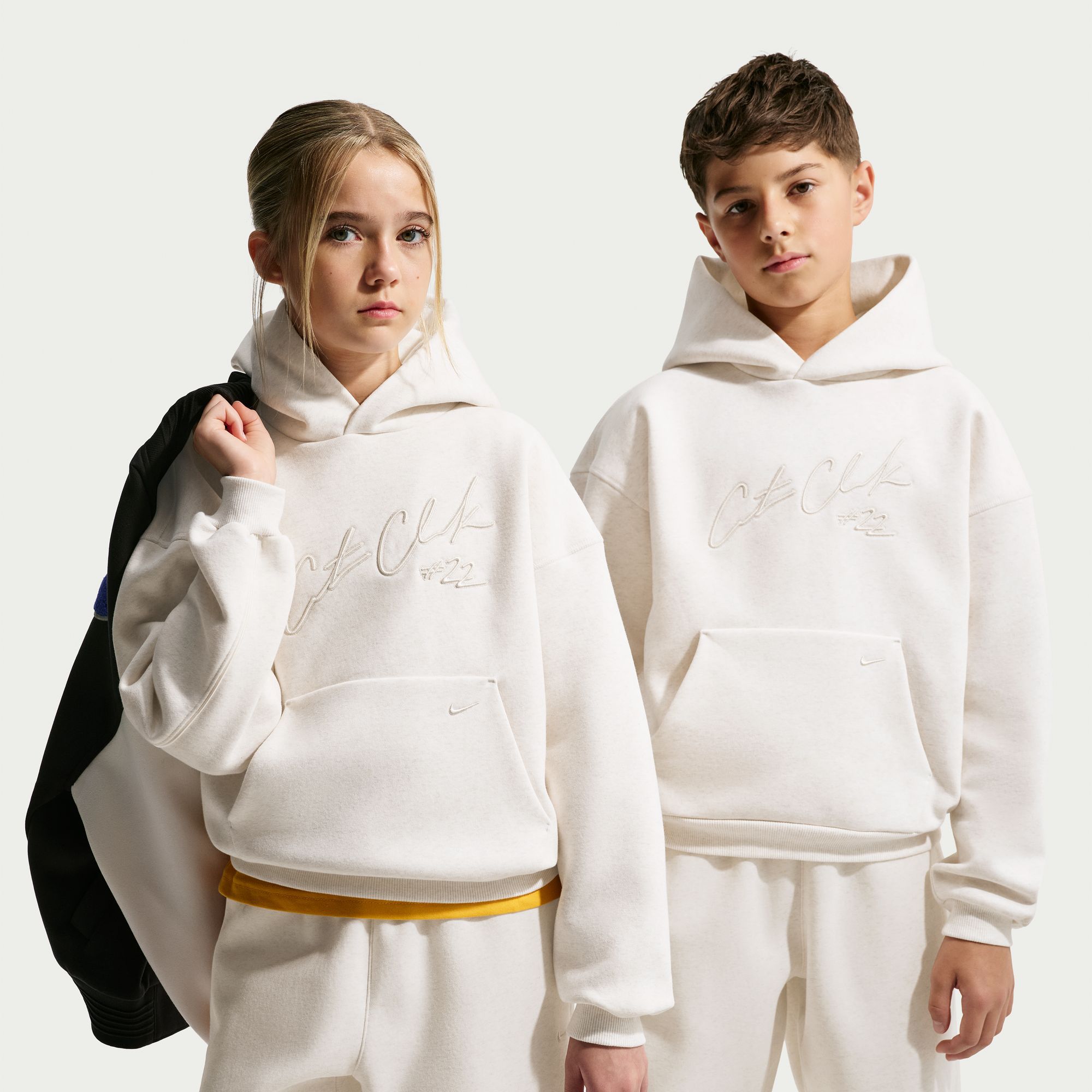 Nike Kids' Caitlin Clark Brushed Pullover Hoodie