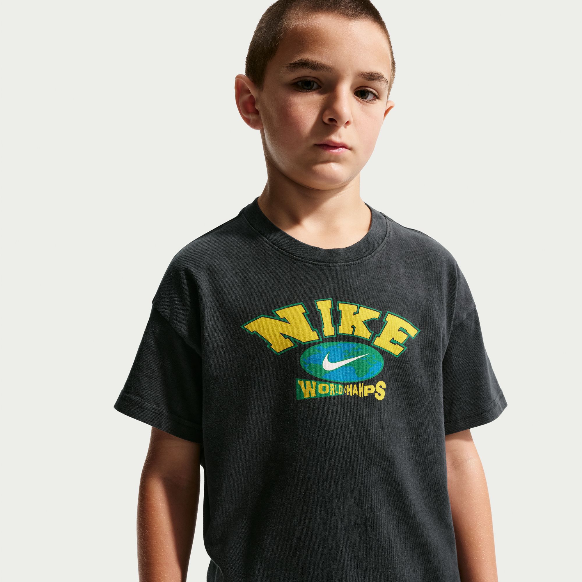 Nike Kids' Sportswear Max90 Retro Logo Graphic Tee