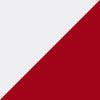 White/Picante Red/Metallic Silver