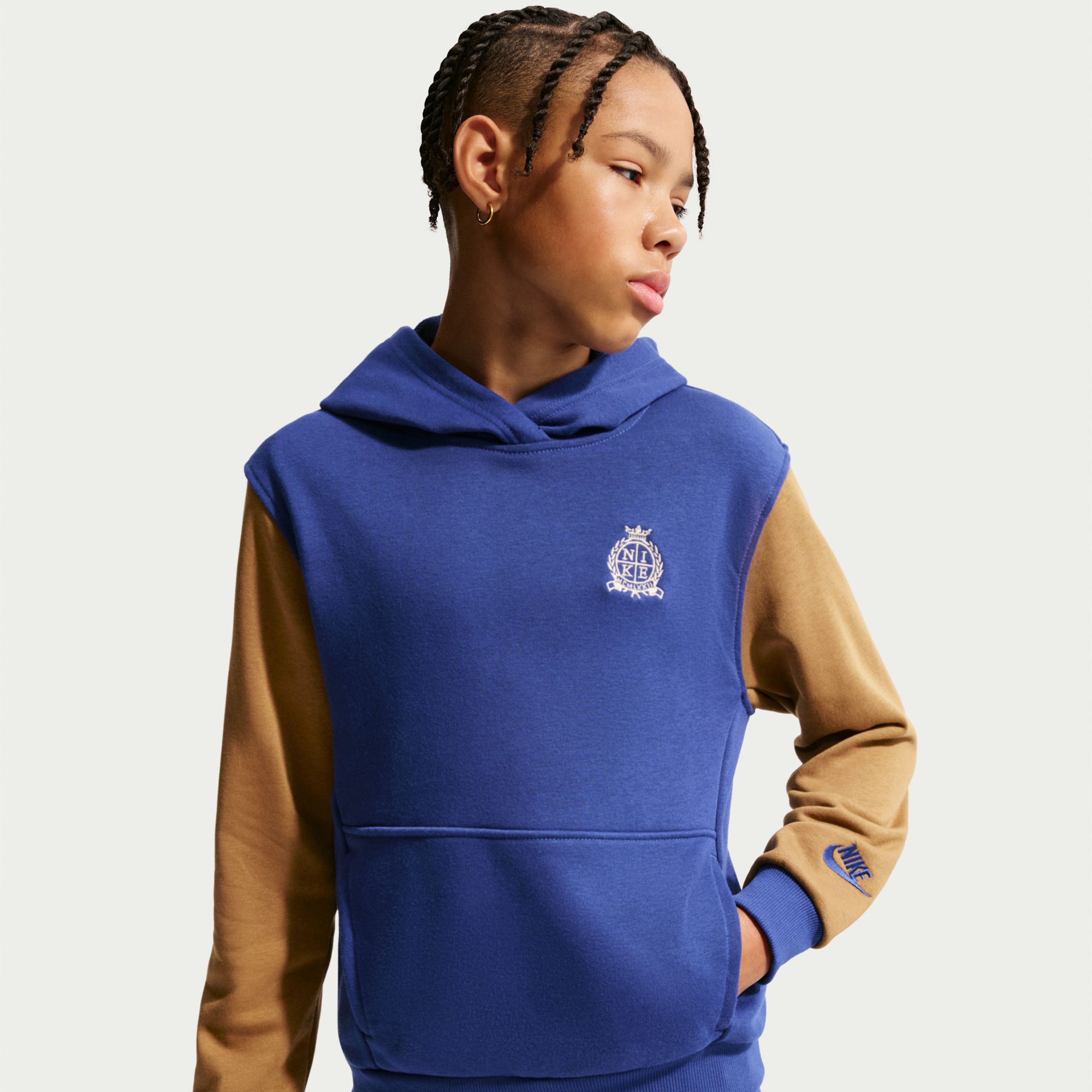 Nike Kids' Club Fleece French Terry Hoodie