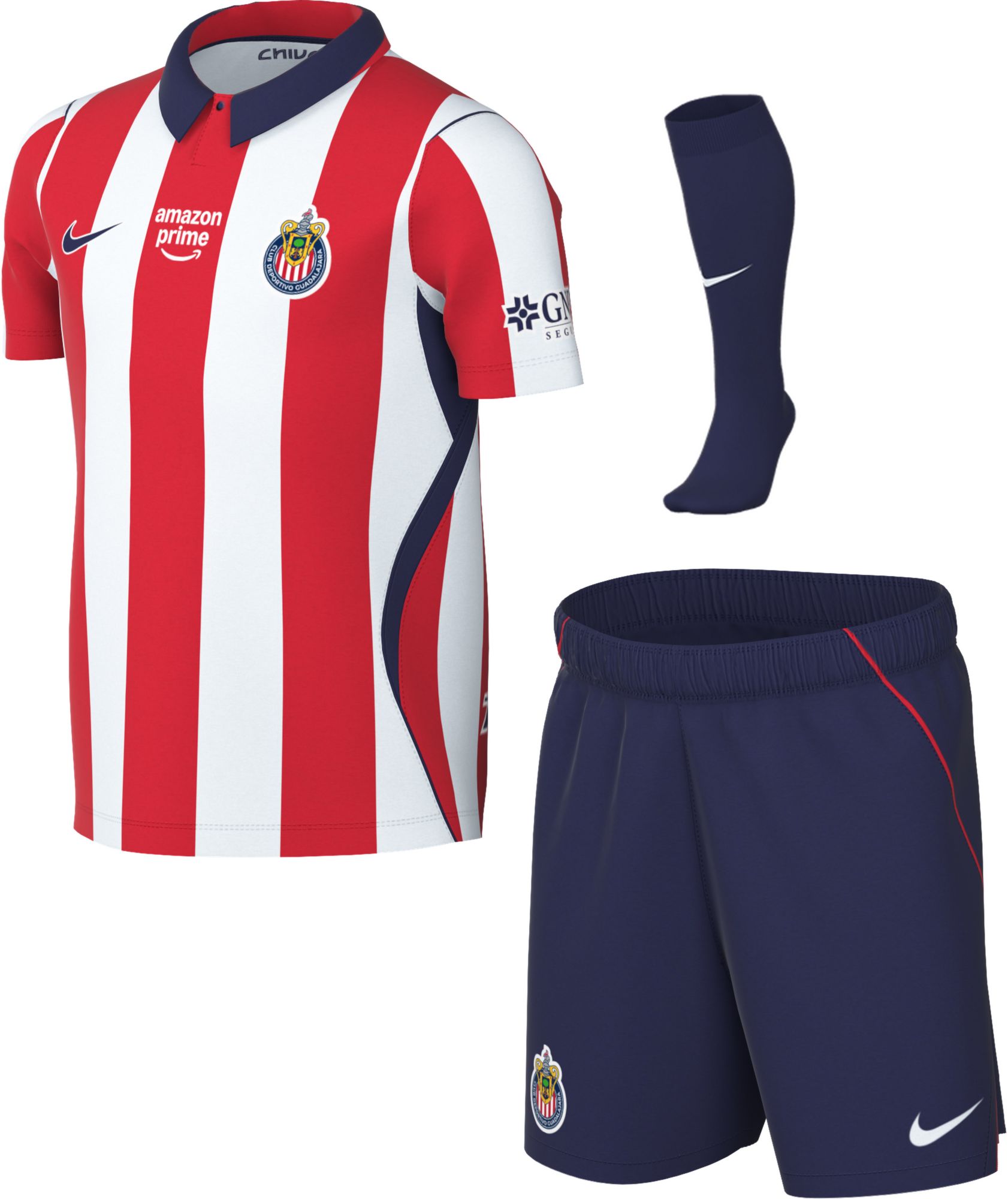 Nike Toddler Chivas Guadalajara 2026 Home Replica Jersey Kit