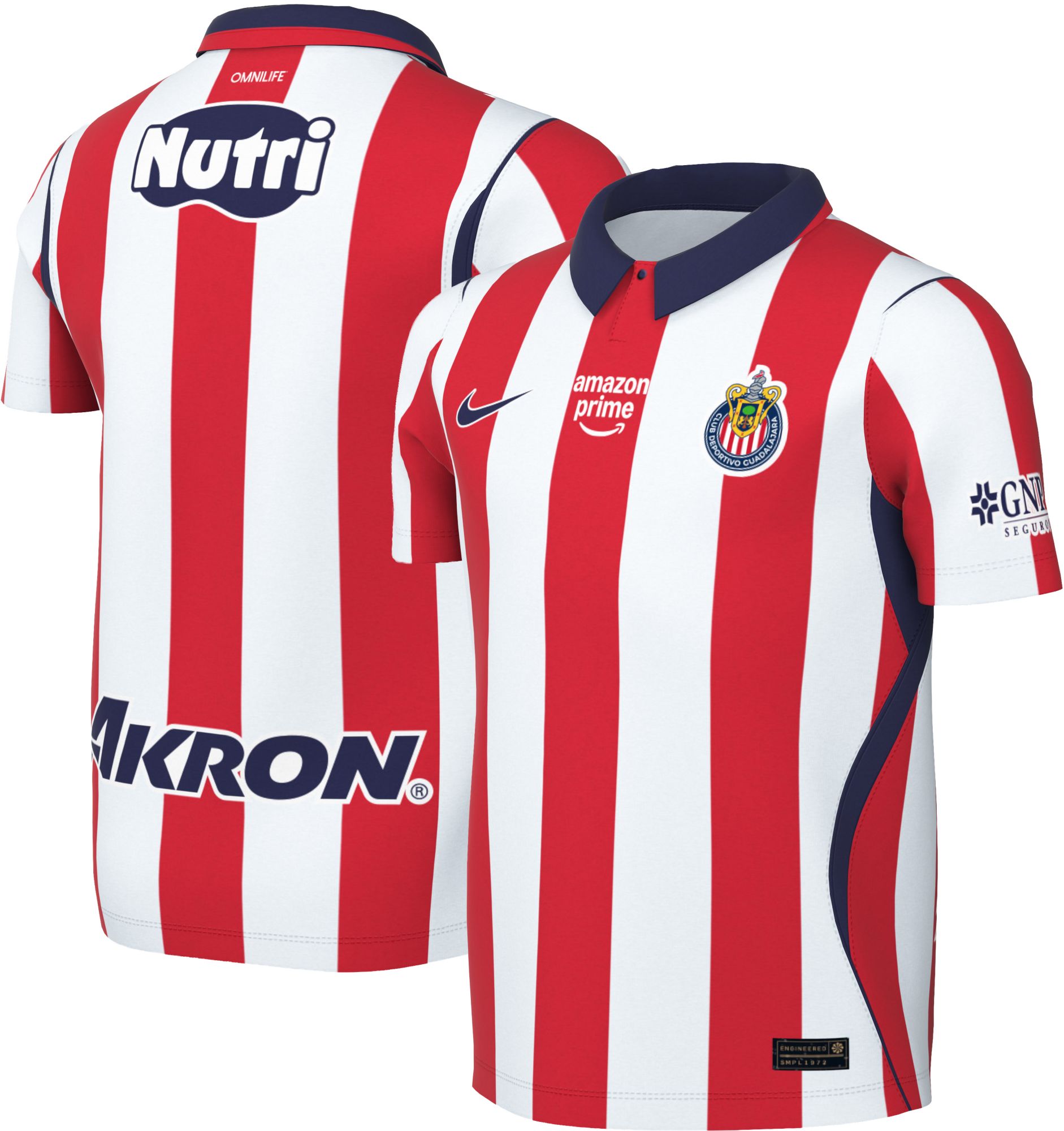Nike Youth Chivas Guadalajara 2026 Home Replica Jersey