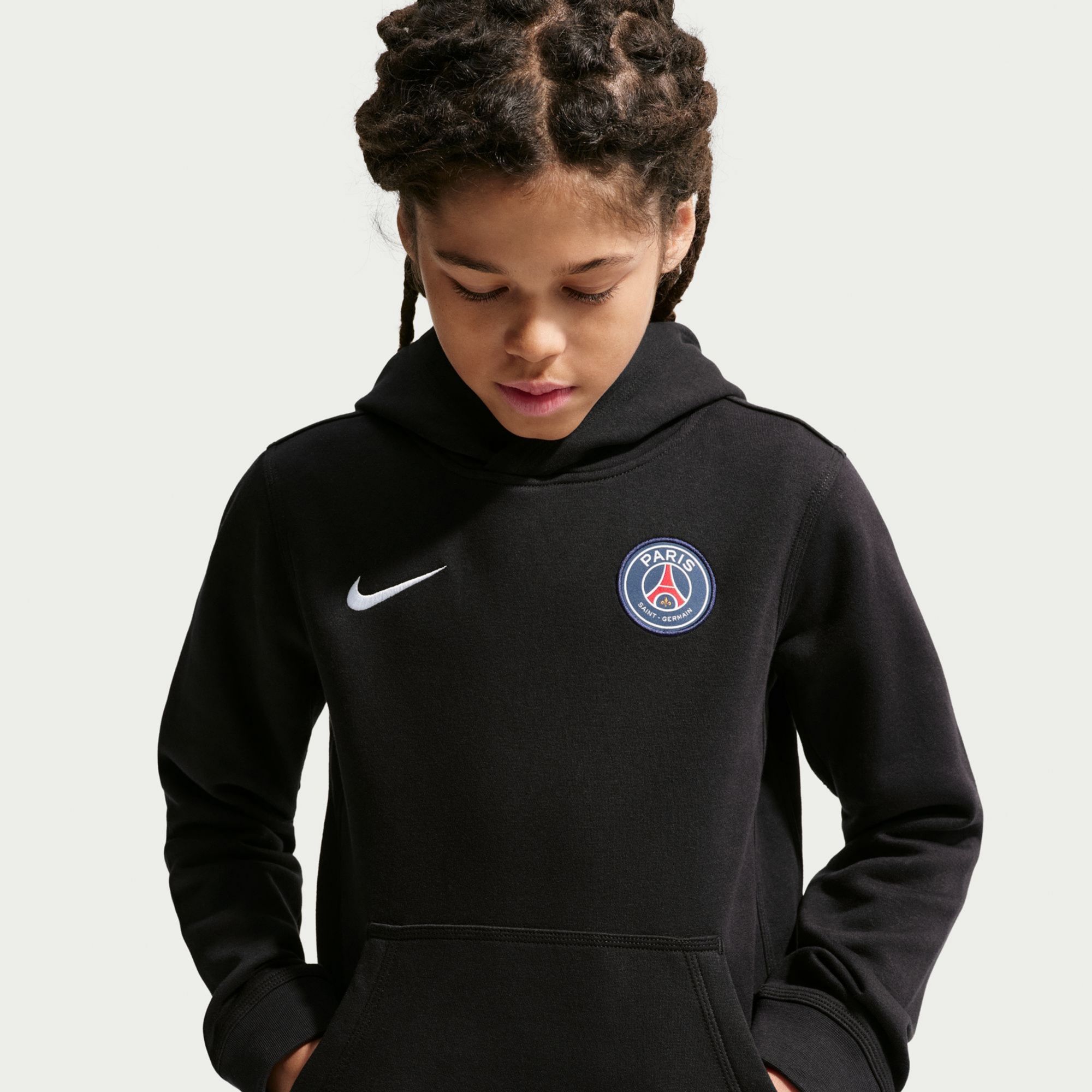 Nike Youth Paris Saint-Germain FC Black Club Hoodie