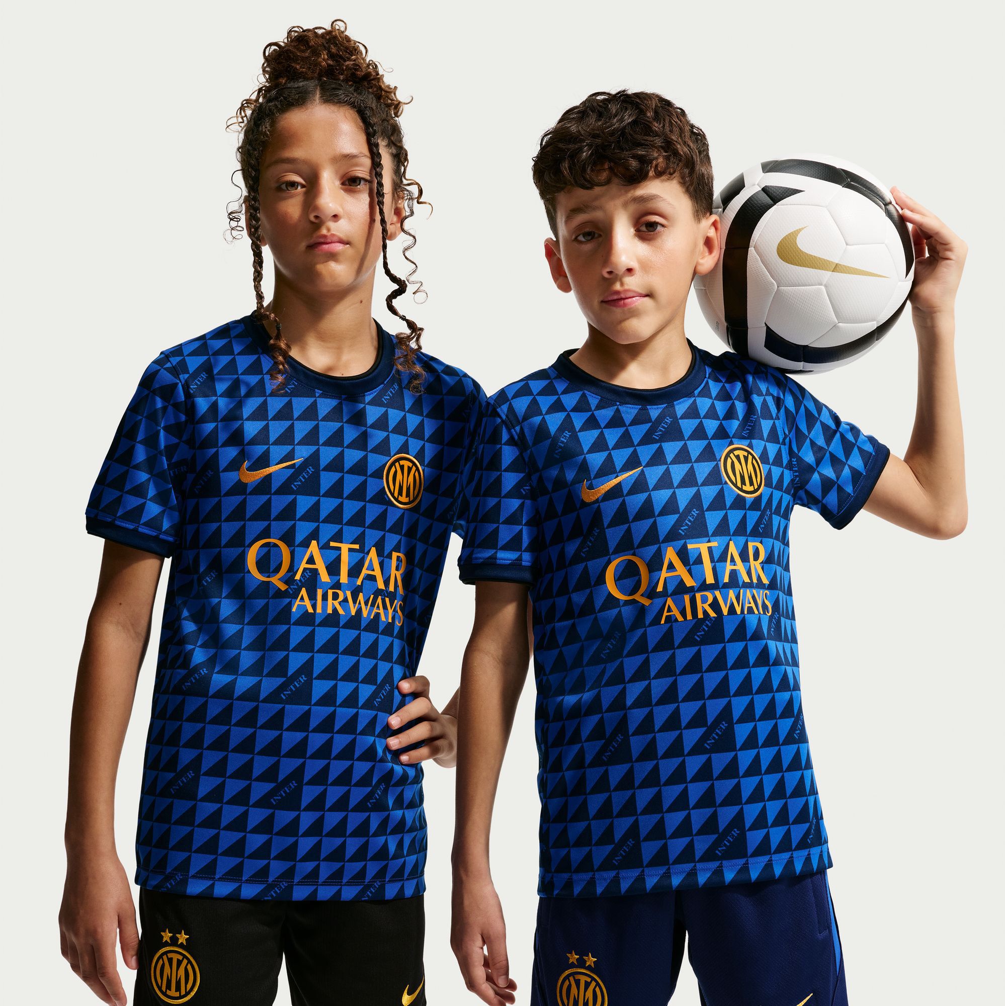 Nike Youth Inter Milan Royal 2026 Home Prematch Jersey
