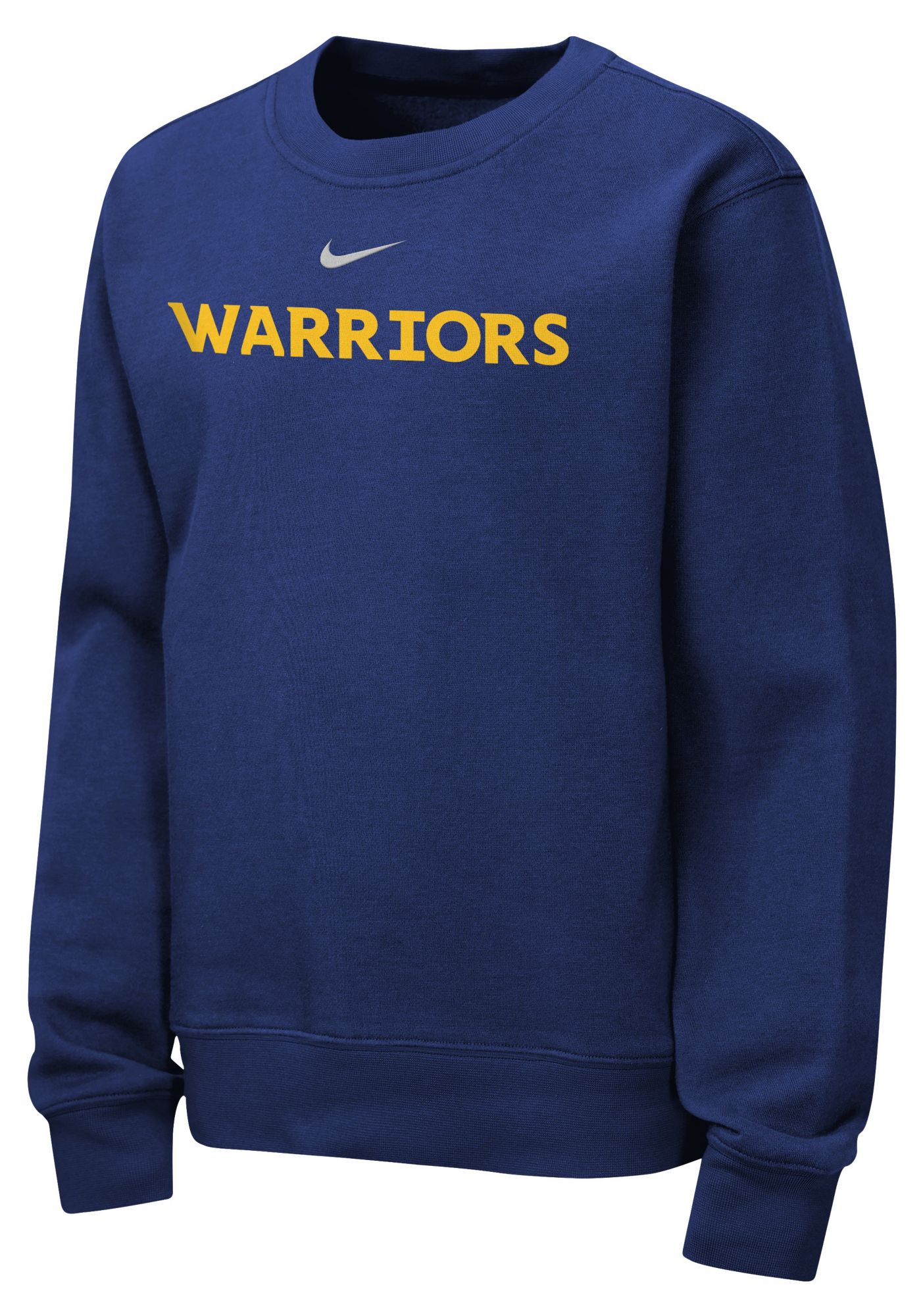 Nike Youth Golden State Warriors Word Club Crewneck Sweatshirt