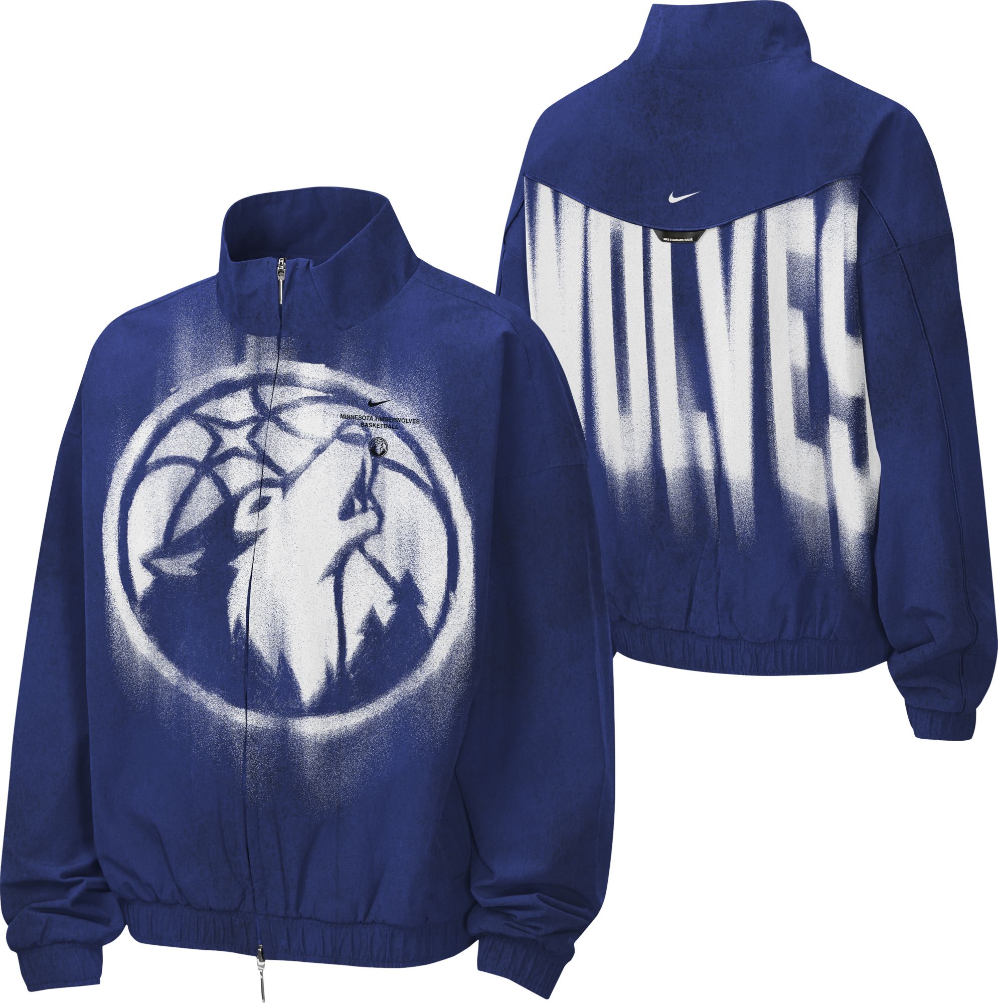 Nike Youth Minnesota Timberwolves Worn With Obsession Standard Issue Game Theater Dri-FIT Woven Jacket