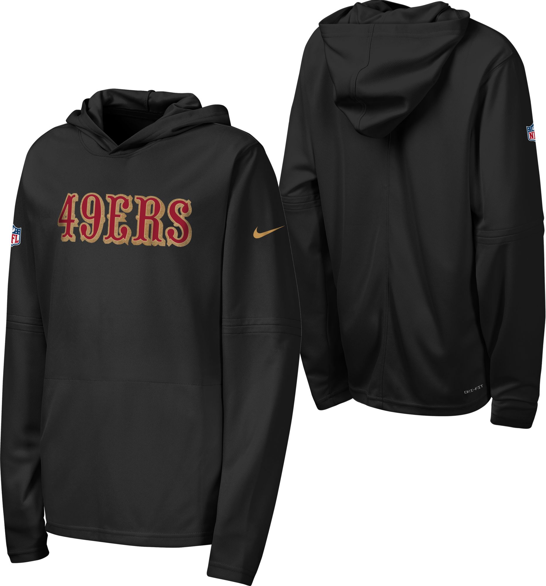 Nike Youth San Francisco 49ers NFL Rivalries Dri-FIT Long Sleeve Hooded Shirt