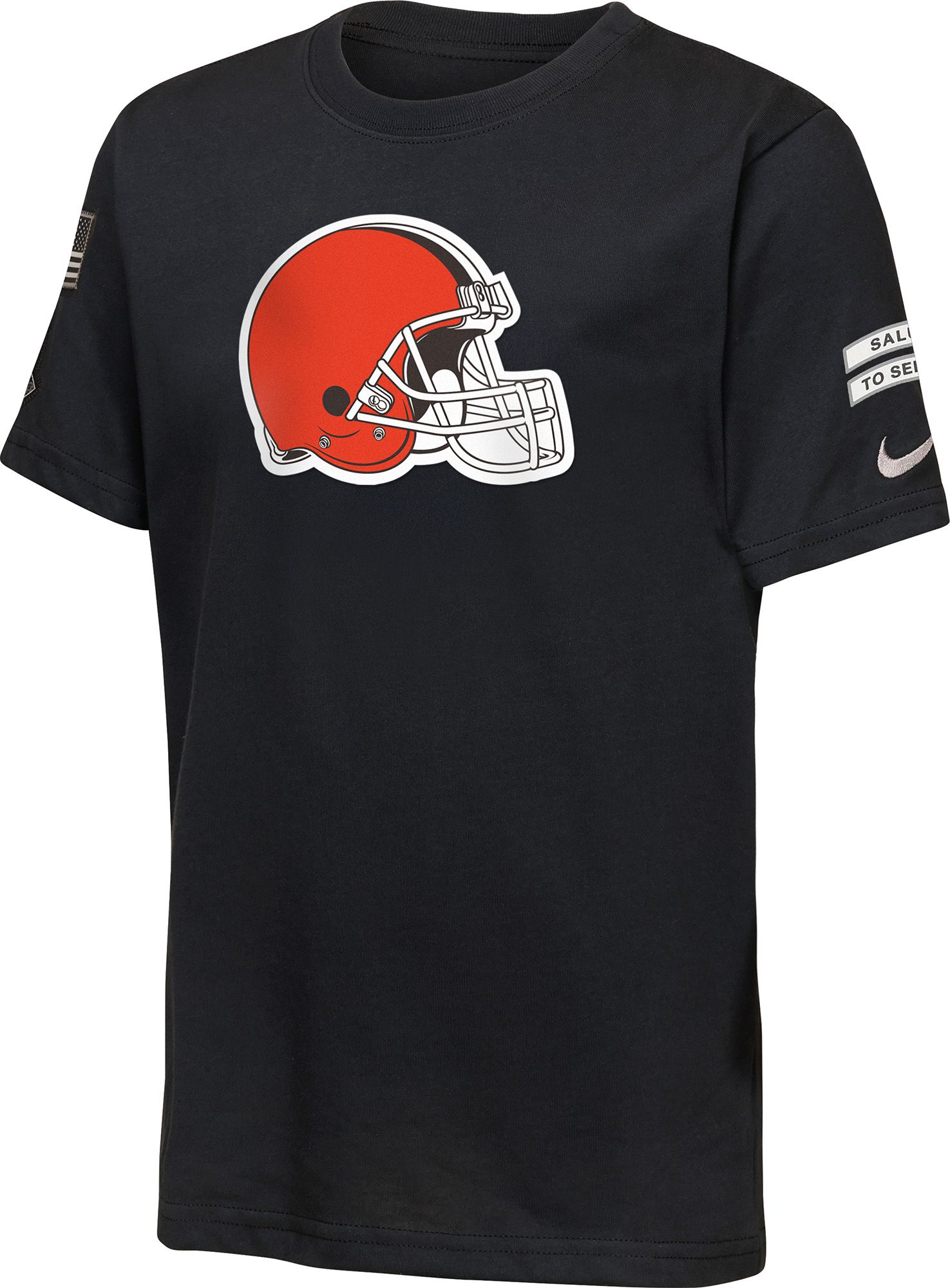 Nike Youth Cleveland Browns Salute To Service 2026 Slub T-Shirt