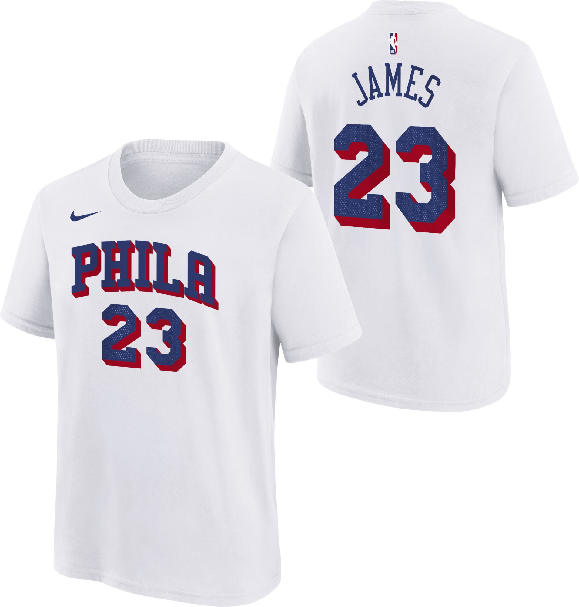 Nike Youth Philadelphia 76ers LeBron James Association T-Shirt
