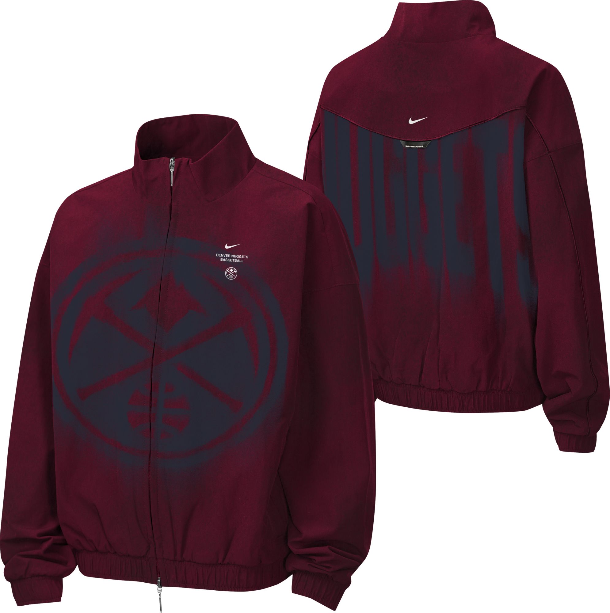 Nike Youth Denver Nuggets Worn With Obsession Standard Issue Game Theater Dri-FIT Woven Jacket