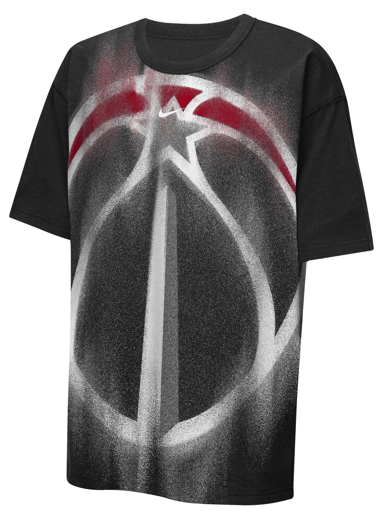 Nike Youth Washington Wizards Worn With Obsession Standard Issue Icon T-Shirt, Small, Black