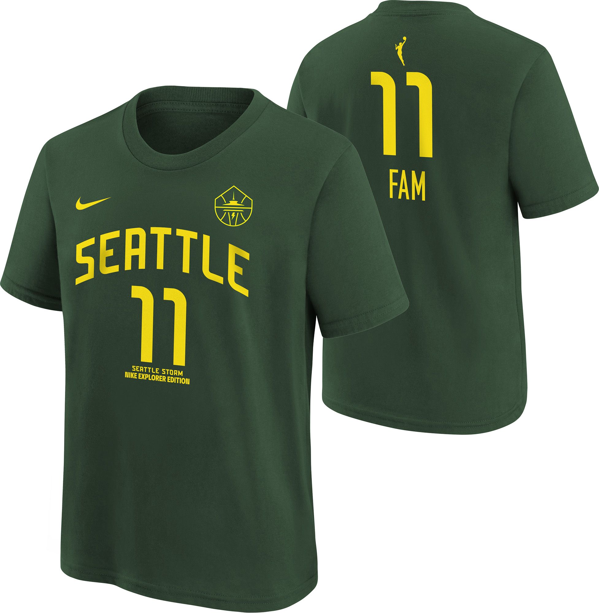 Nike Youth Seattle Storm Green Awa Fam #11 T-Shirt