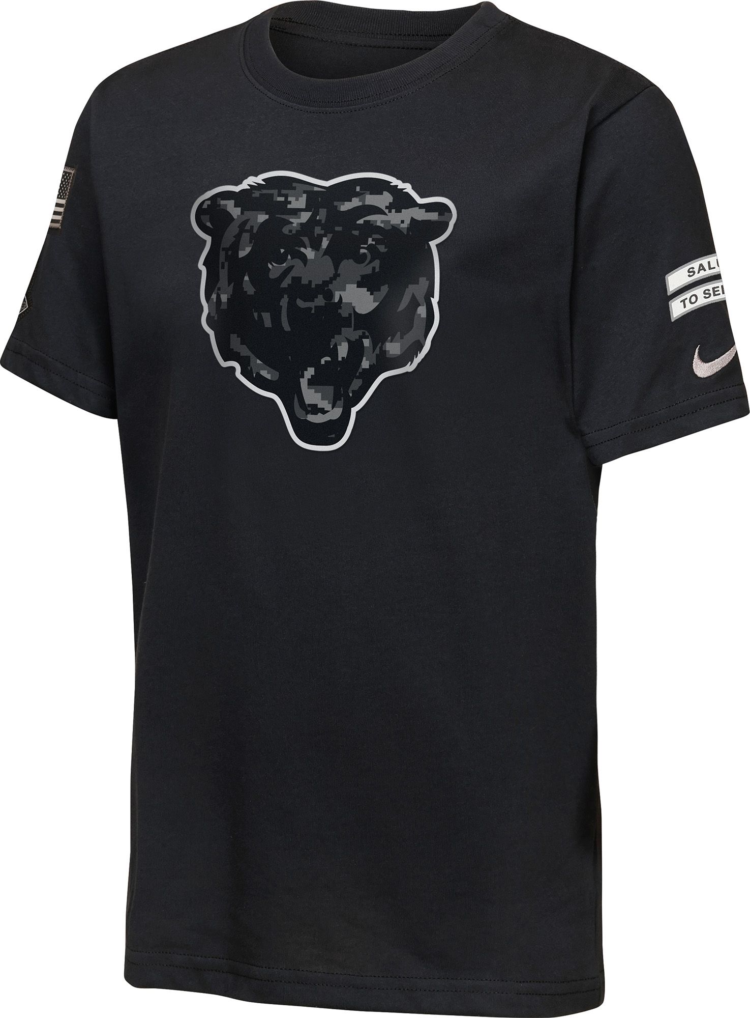 Nike Youth Chicago Bears Salute To Service 2026 Slub T-Shirt