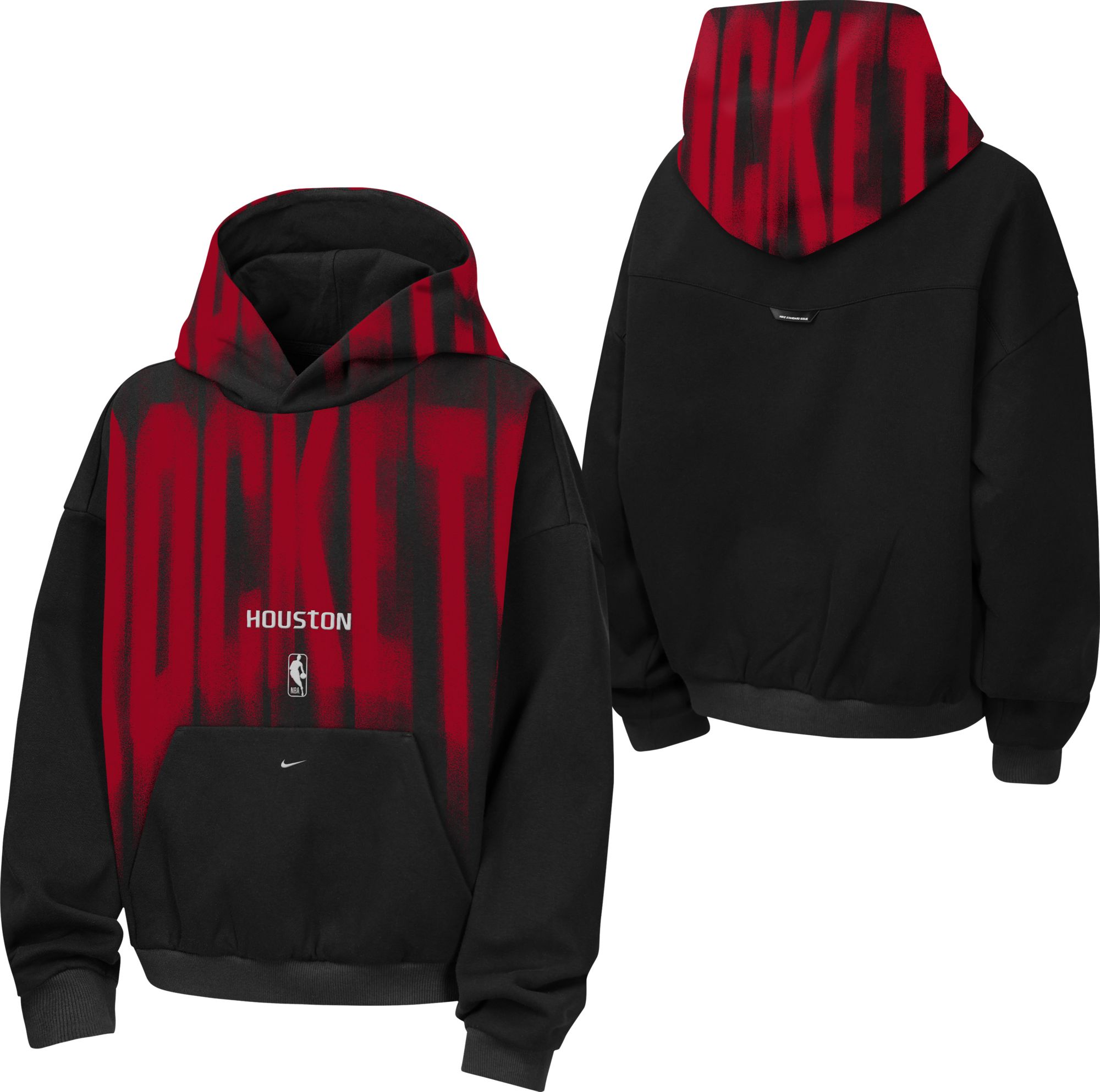 Nike Youth Houston Rockets Worn With Obsession Standard Issue Wordmark Hoodie