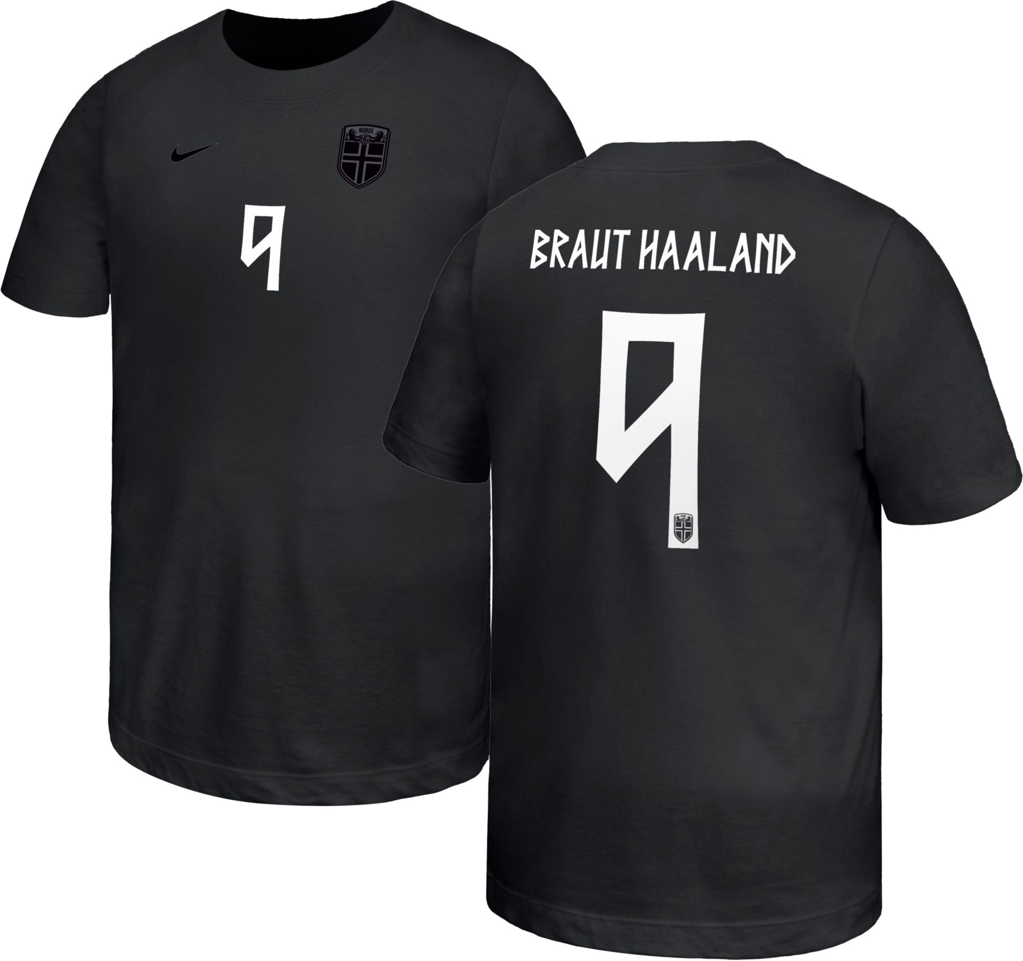Nike Youth Norway Erling Haaland #9 Away T-Shirt