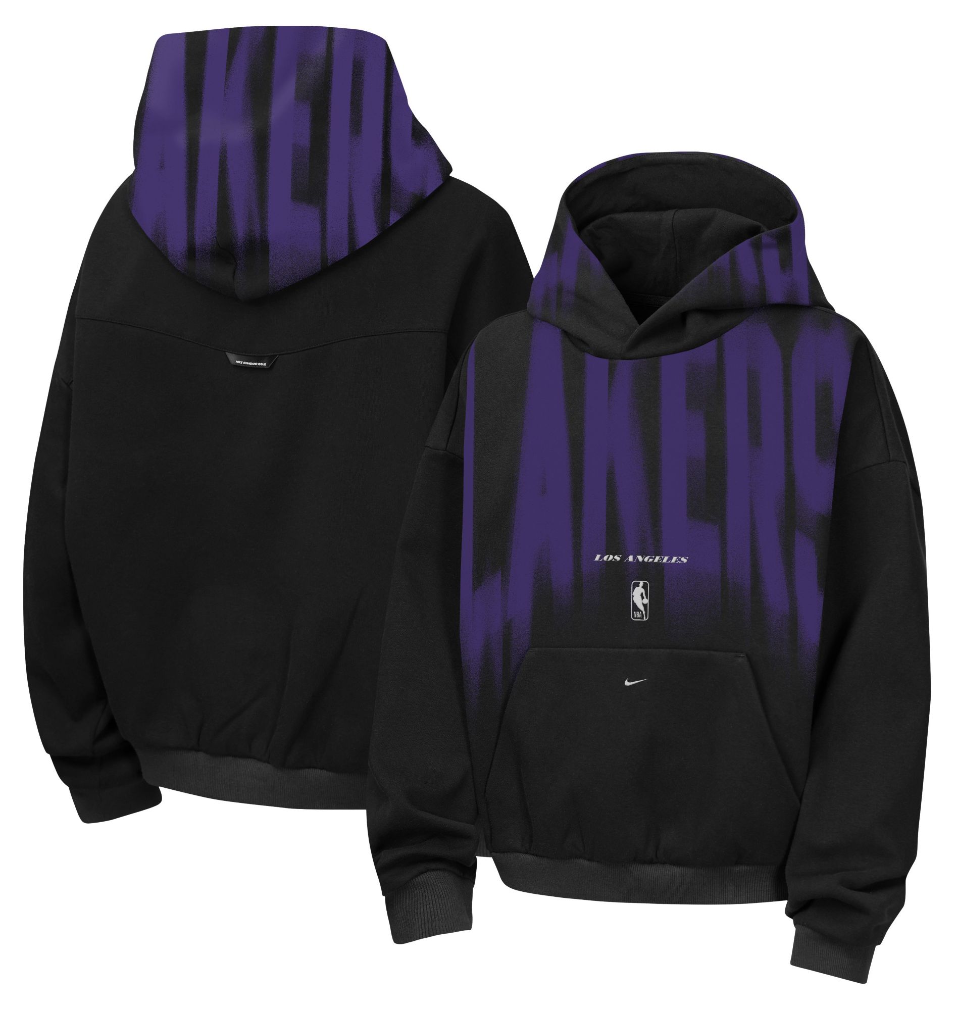 Nike Youth Los Angeles Lakers Worn With Obsession Standard Issue Wordmark Hoodie