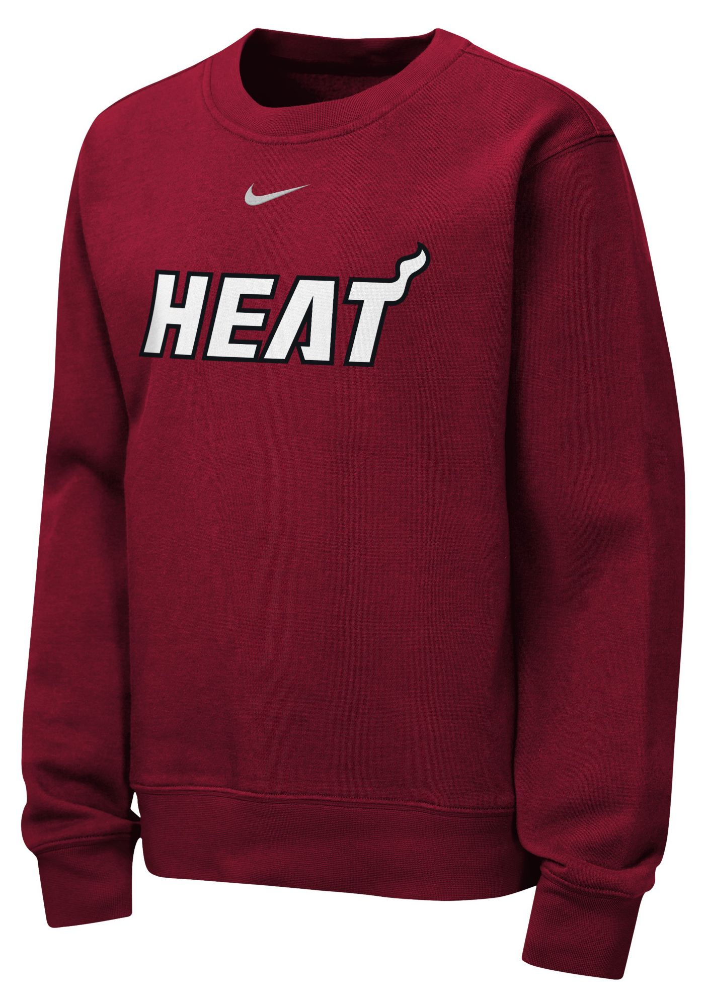Nike Youth Miami Heat Word Club Crewneck Sweatshirt