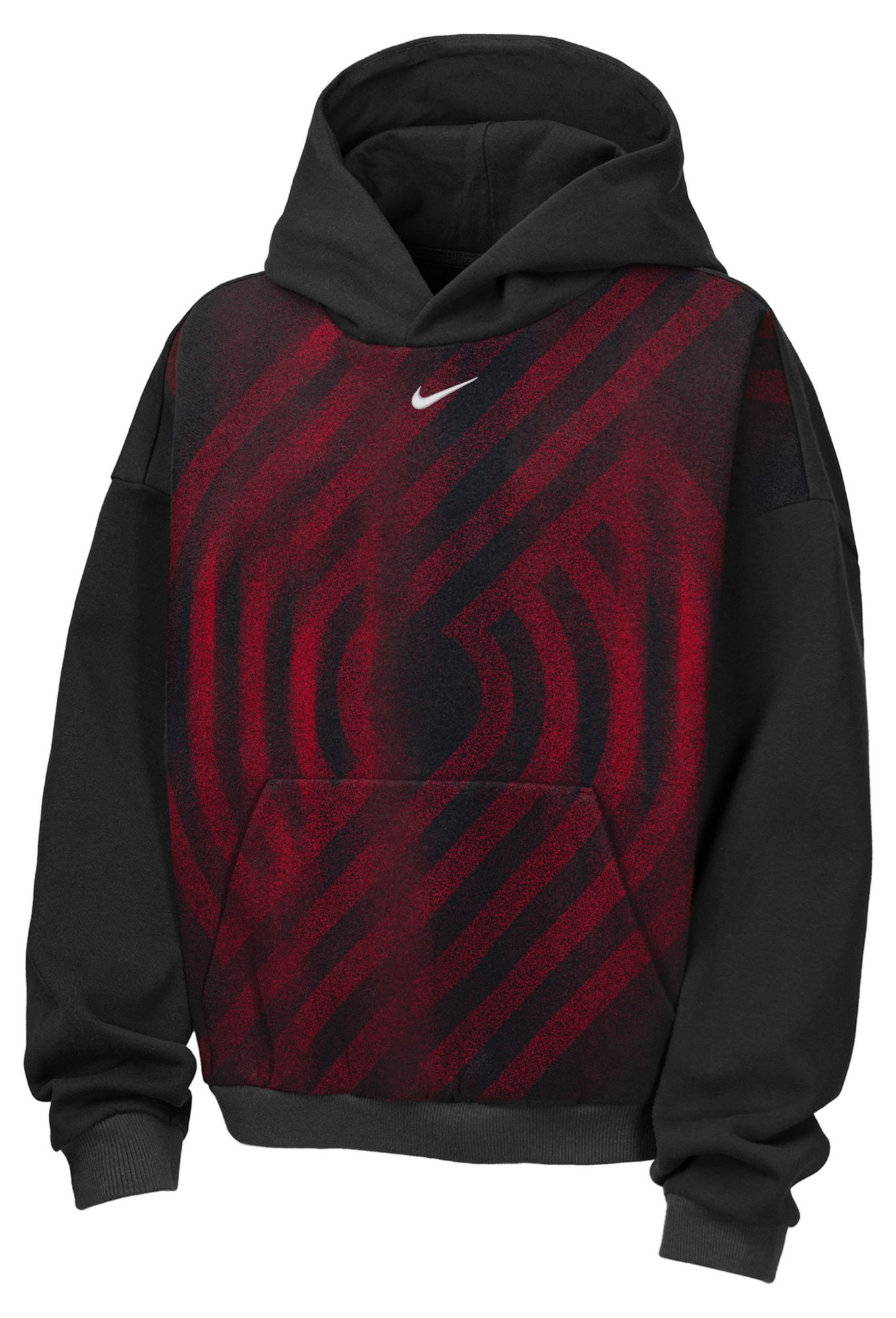 Nike Youth Portland Trail Blazers Worn With Obsession Standard Issue Therma Fleece Icon Hoodie
