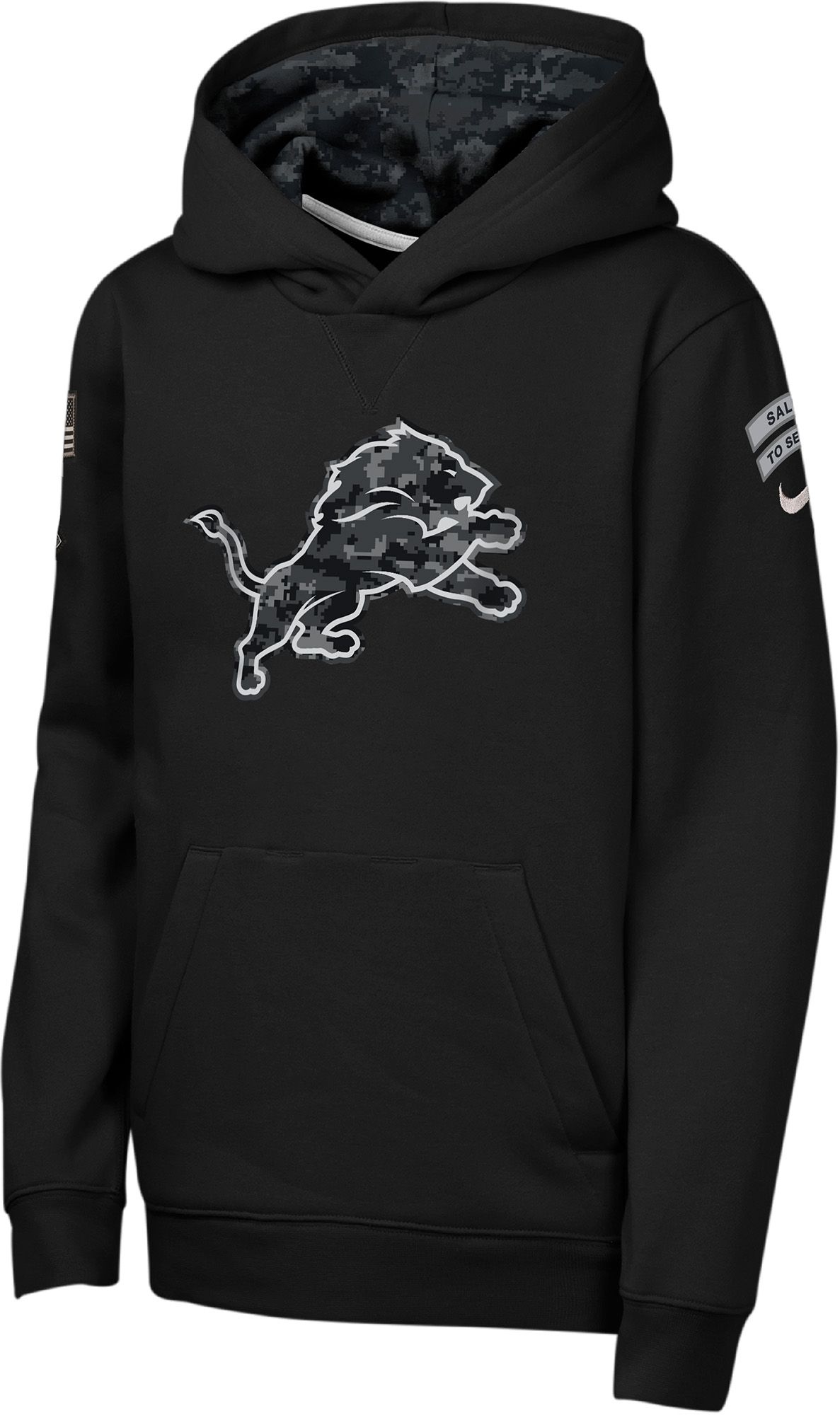 Nike Youth Detroit Lions Salute to Service 2026 Standard Issue Hoodie