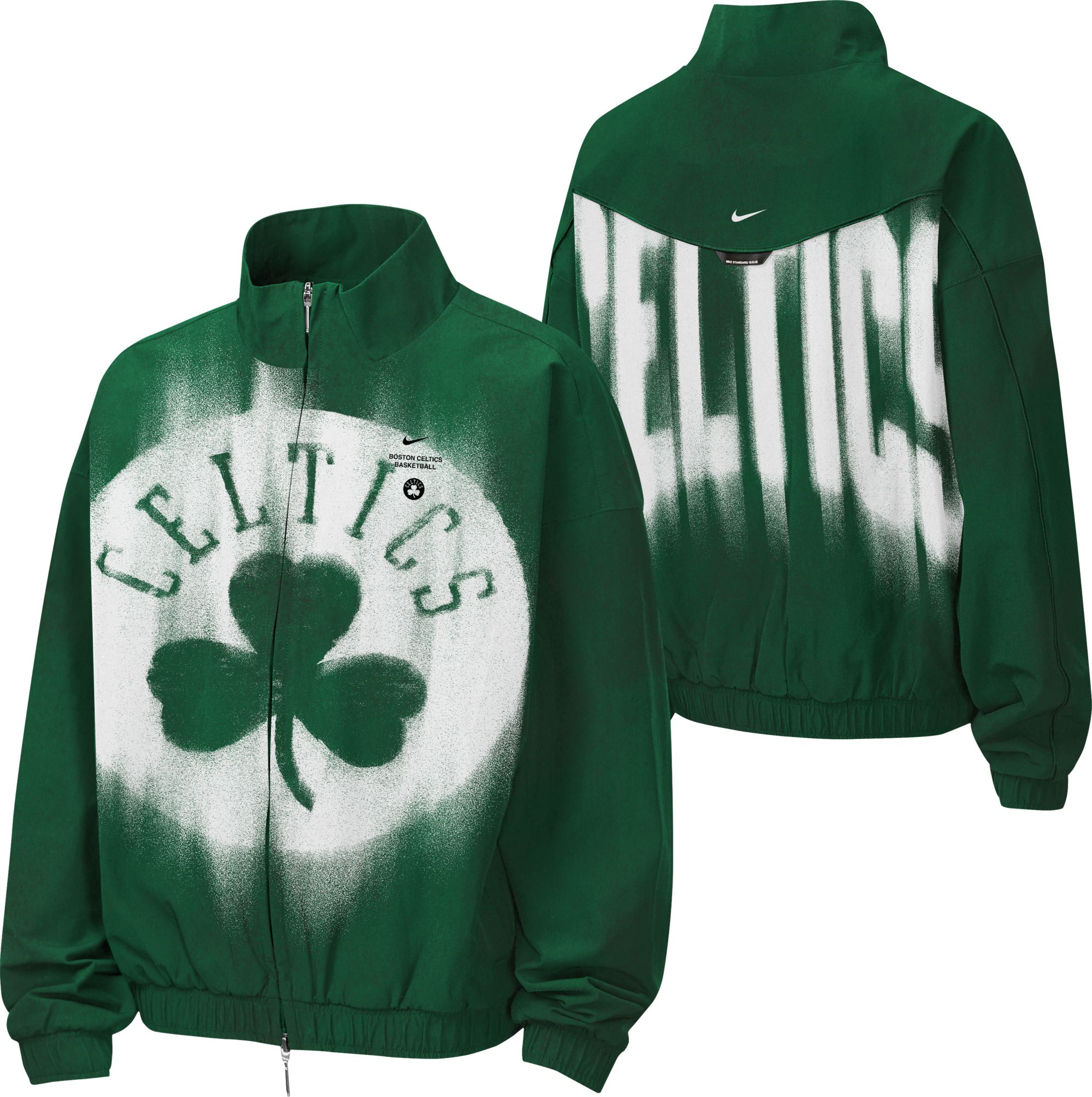 Nike Youth Boston Celtics Worn With Obsession Standard Issue Game Theater Dri-FIT Woven Jacket