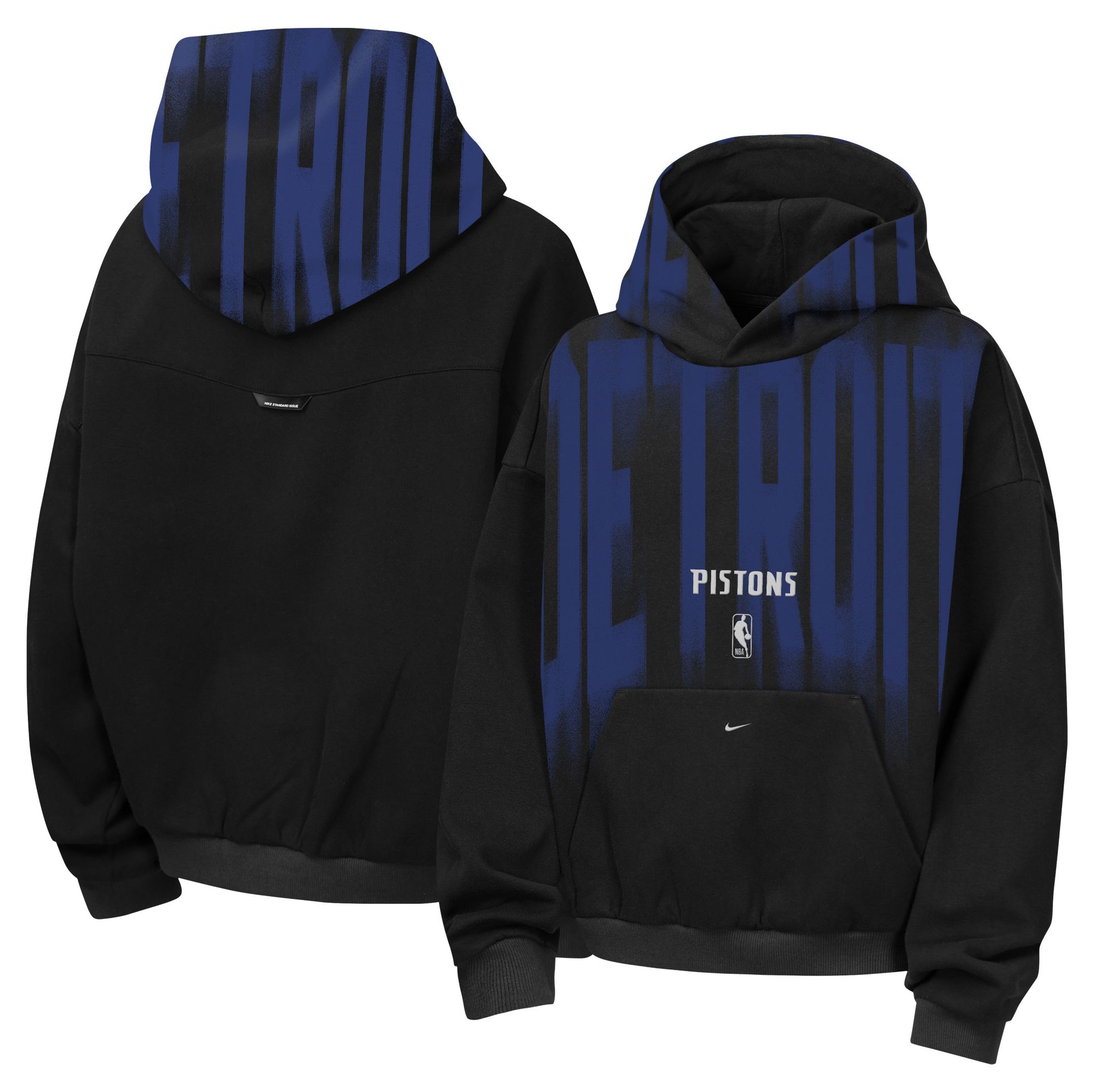 Nike Youth Detroit Pistons Worn With Obsession Standard Issue Wordmark Hoodie