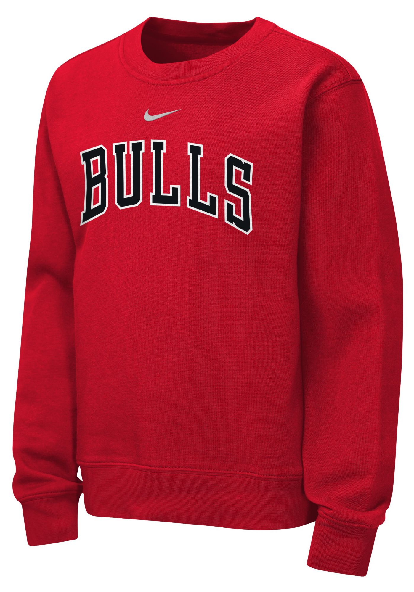 Nike Youth Chicago Bulls Word Club Crewneck Sweatshirt