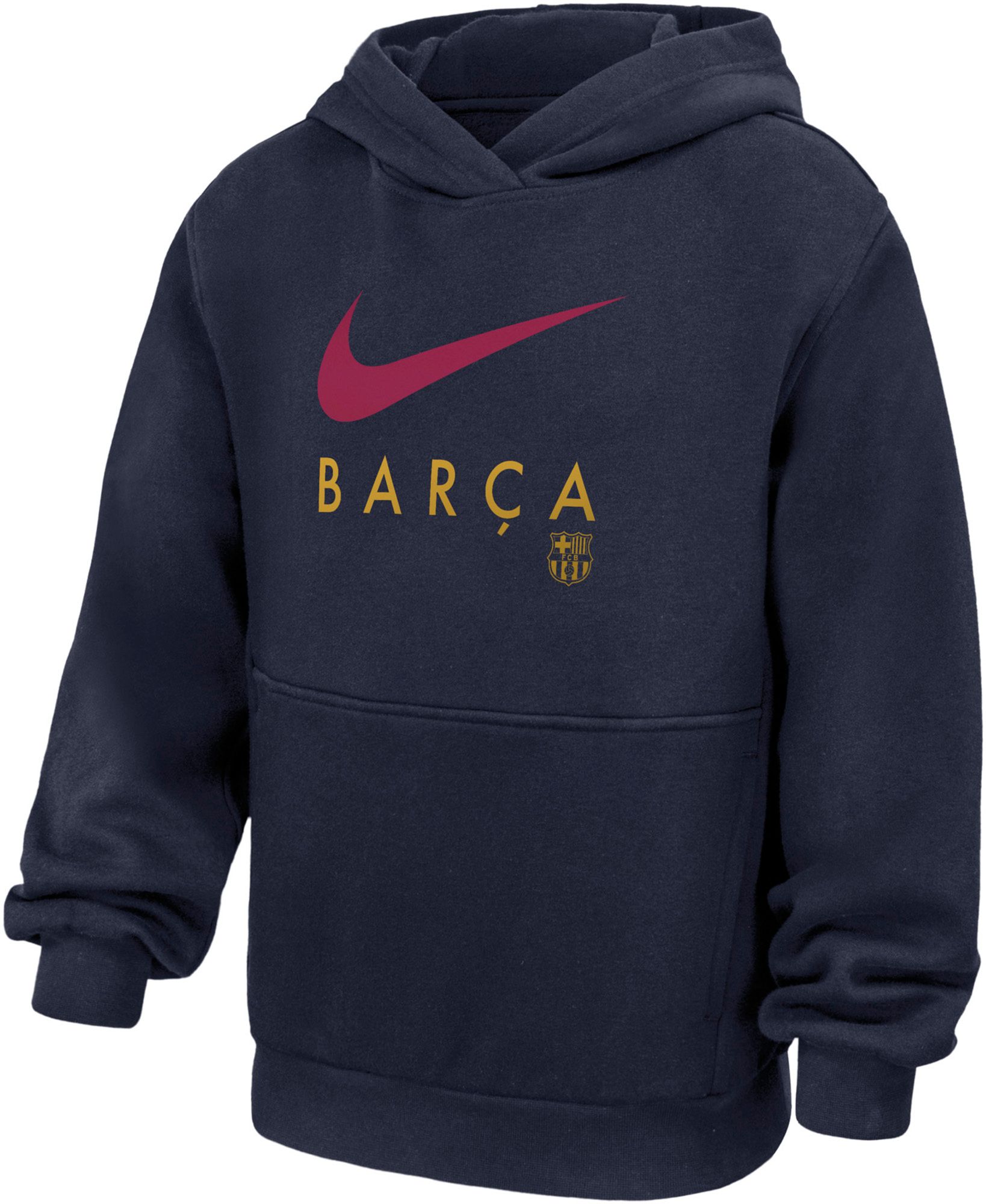 Nike Youth FC Barcelona Navy Club Hoodie