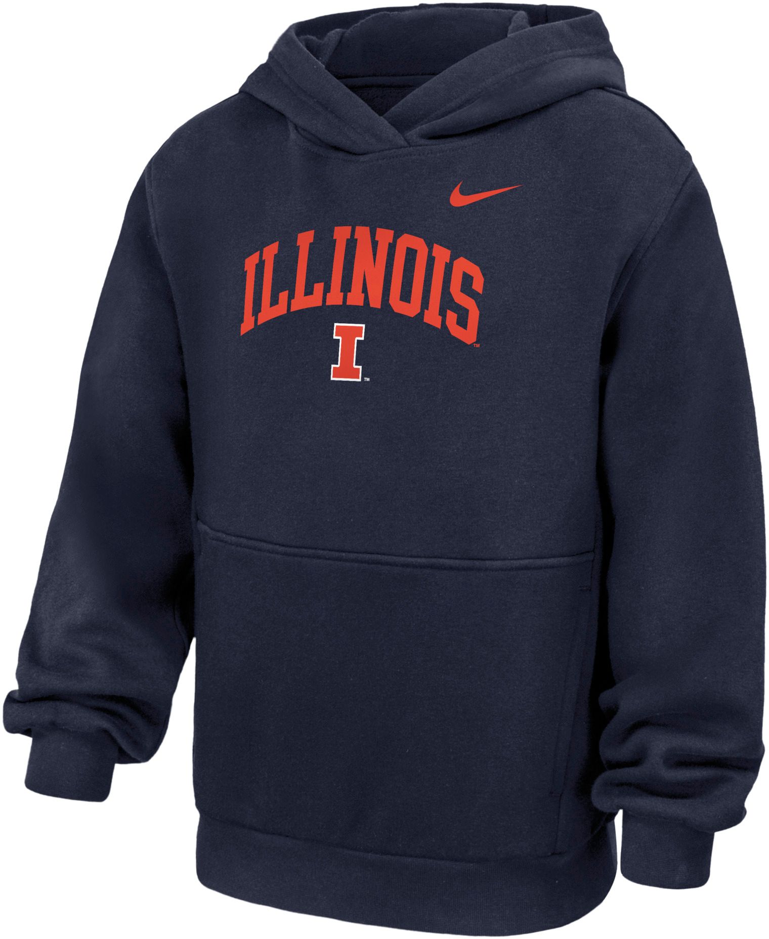 Nike Youth Illinois Fighting Illini Club Fleece Hoodie