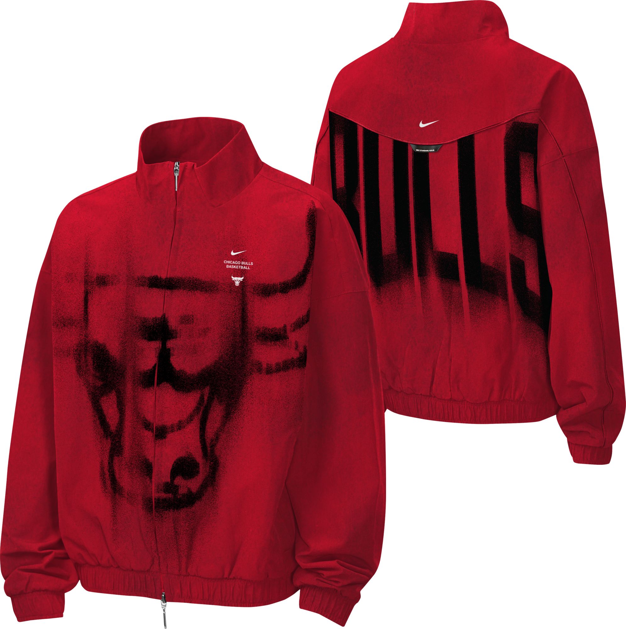 Nike Youth Chicago Bulls Worn With Obsession Standard Issue Game Theater Dri-FIT Woven Jacket