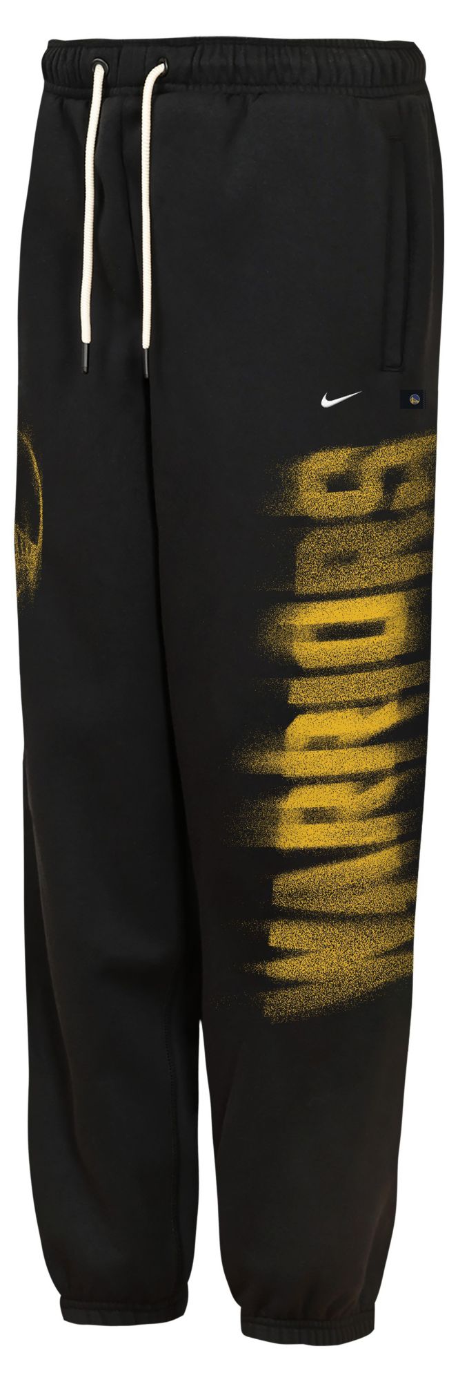 Youth Nike  Black Golden State Warriors 2026/27 Standard Issue Authentic Wordmark Fleece Pants