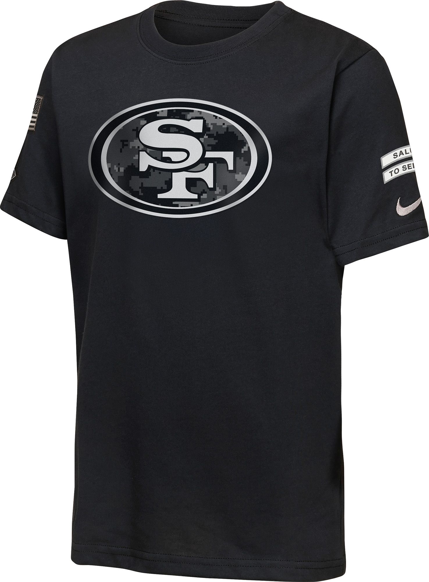 Nike Youth San Francisco 49ers Salute To Service 2026 Slub T-Shirt