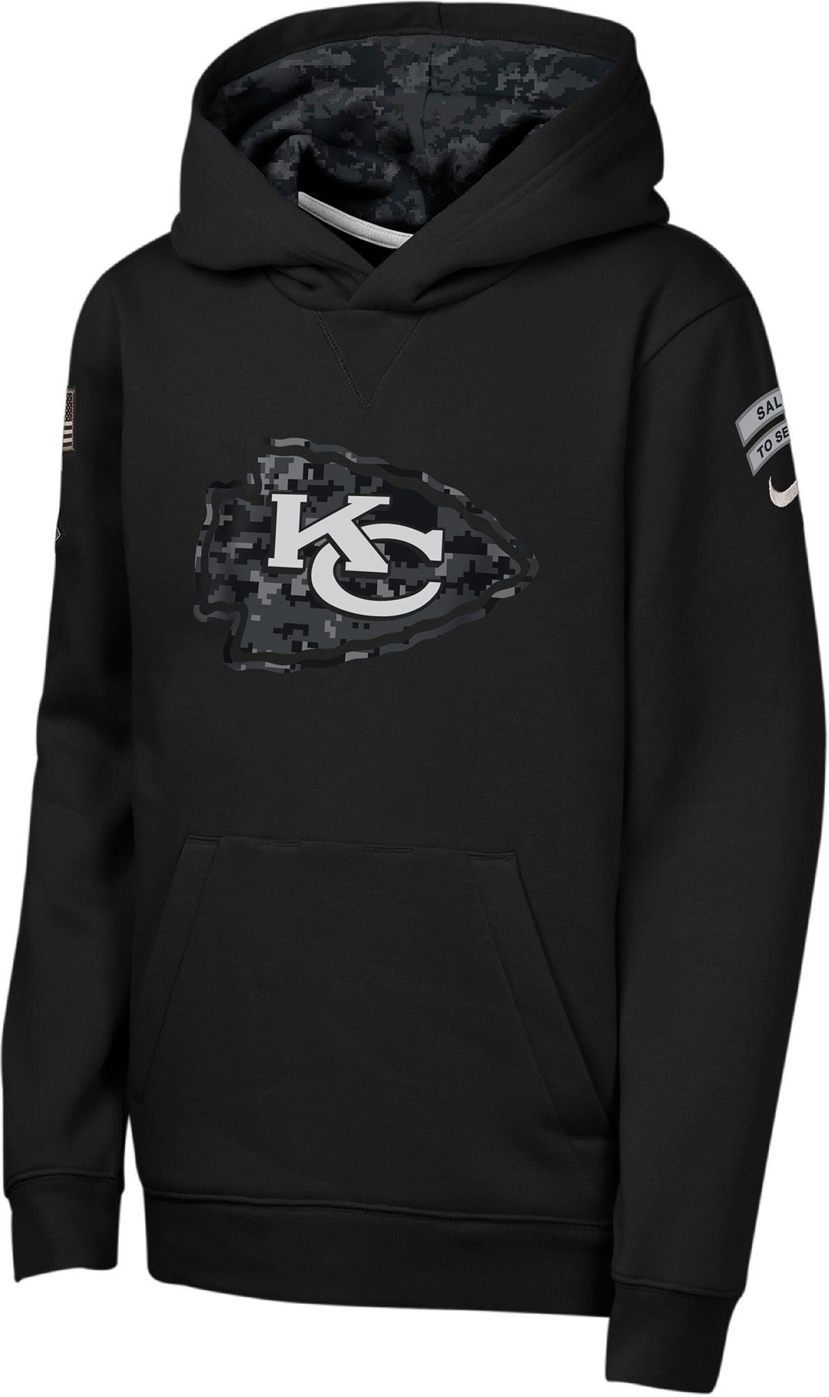 Nike Youth Kansas City Chiefs Salute to Service 2026 Standard Issue Hoodie