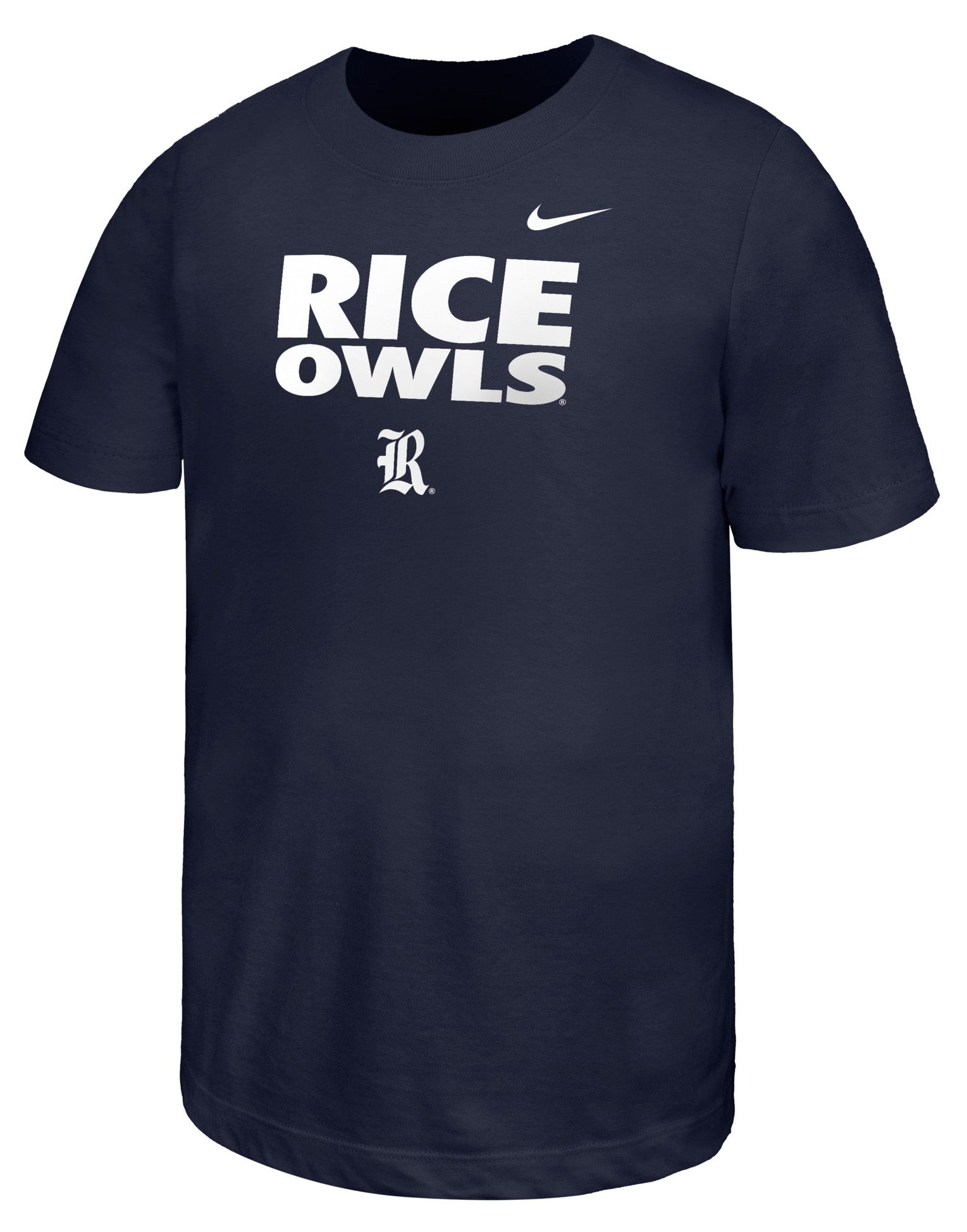 Nike Youth Rice Owls Core Cotton Sideline T-Shirt