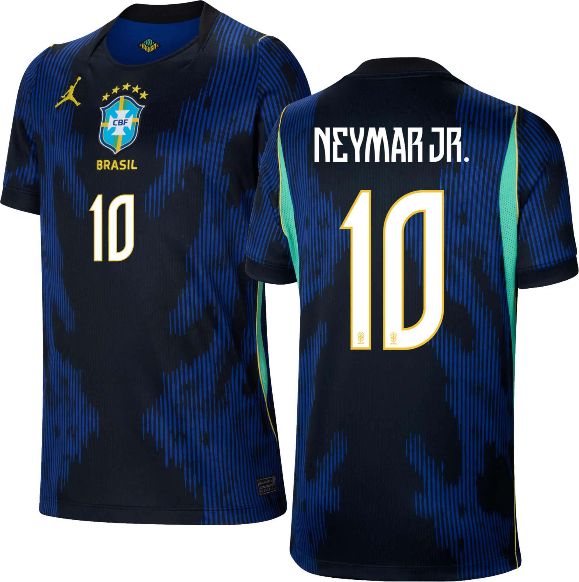Jordan Youth Brazil Neymar #10 2026 Away Replica Jersey