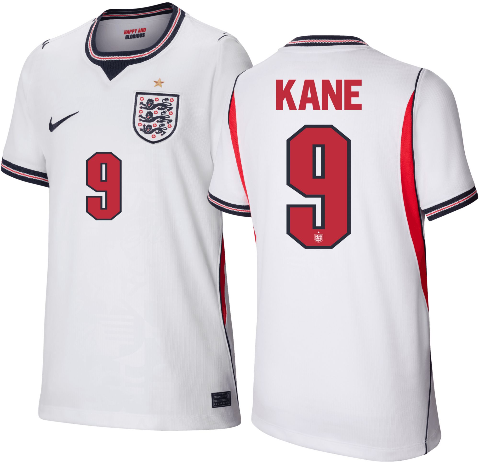 Nike Youth England Harry Kane #9 2026 Home Replica Jersey