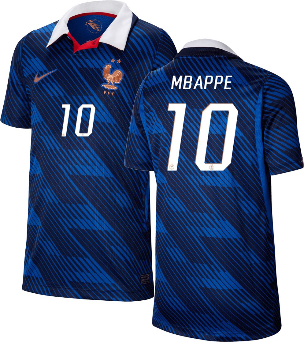 Nike Youth France Kylian Mbappe #10 2026 Home Replica Jersey