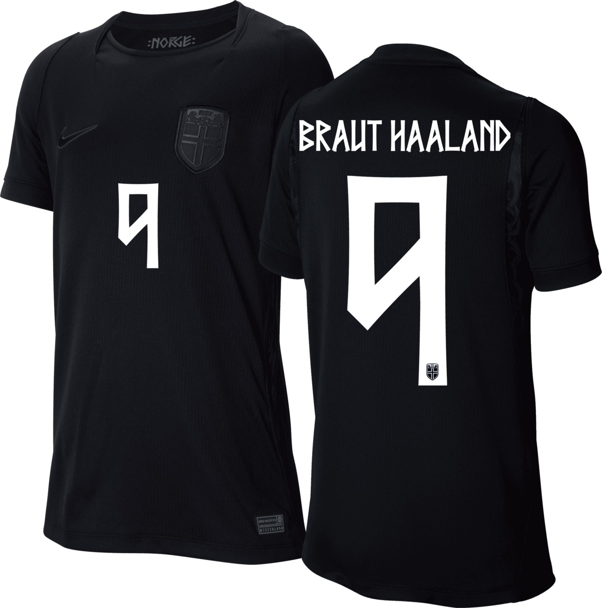 Nike Youth Norway Erling Haaland #9 2026 Away Replica Jersey