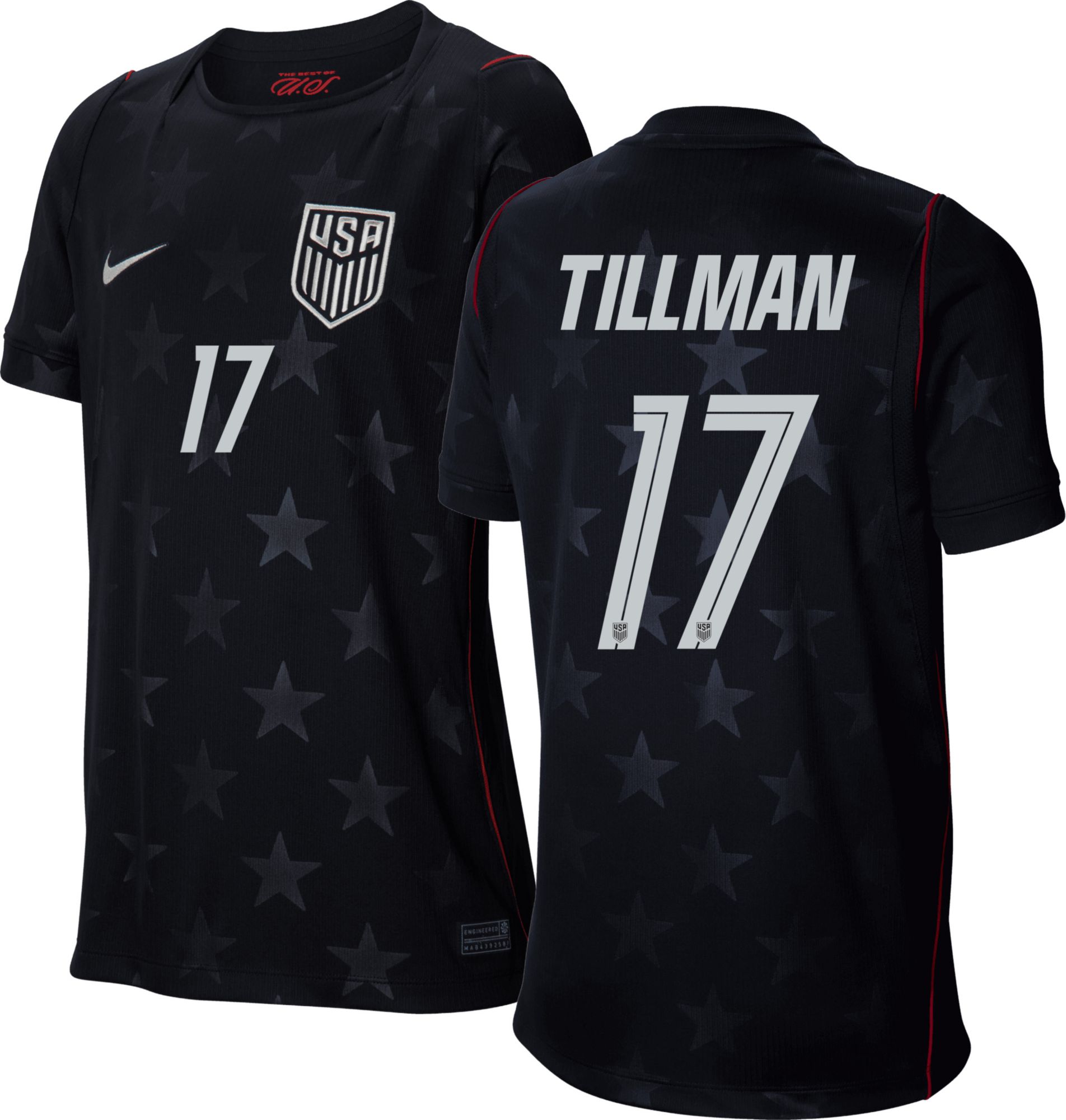 Nike Youth USMNT Malik Tillman #17 2026 Away Replica Jersey