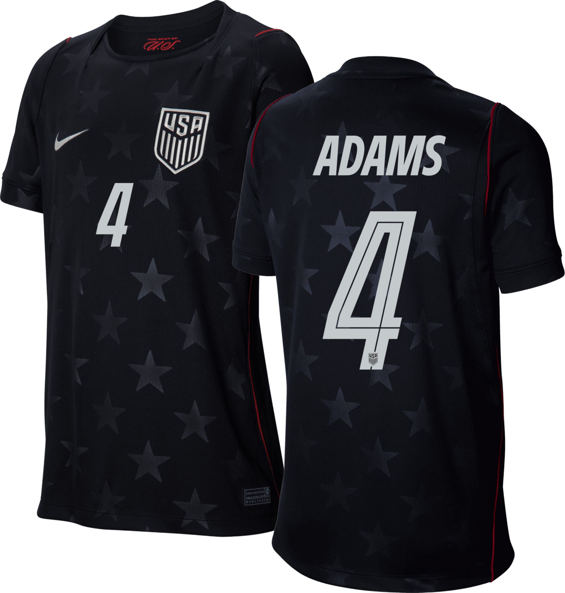 Nike Youth USMNT Tyler Adams #4 2026 Away Replica Jersey